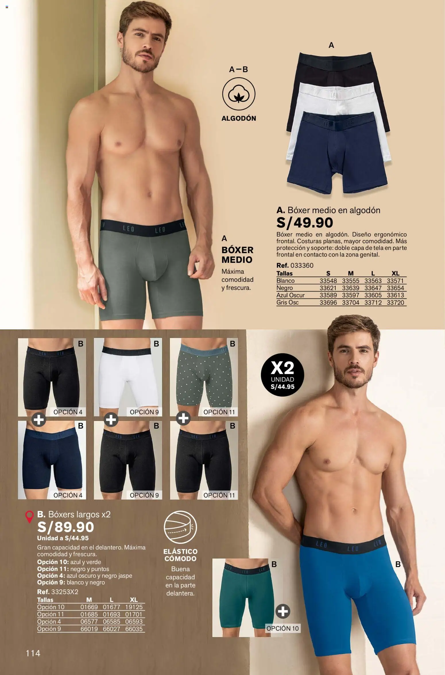 Catálogo Leonisa válido desde 23.10.2025 | Página: 114 | Productos: Boxers