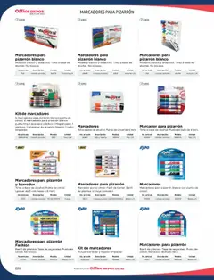 Vista previa de Office Depot catálogo 2025, nuevo folleto de la tienda, válido en México a partir del 09.01.2025 | Página: 230 | Productos: Estuche, Pizarrón, Limpiador