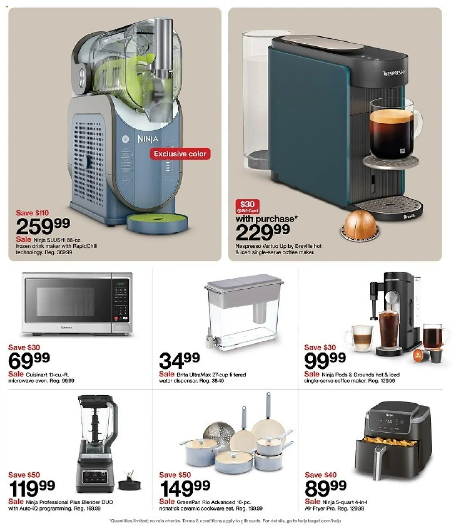 Target Weekly Ad - valid from 19.04.2026 | Page: 26 | Products: Fryer, Blender, Microwave, Water