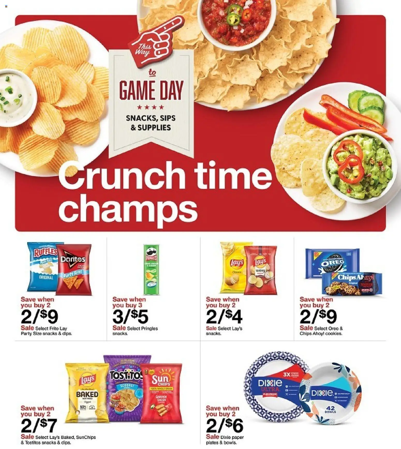 Target Weekly Ad - valid from 25.01.2026 | Page: 2 | Products: Chips, Game