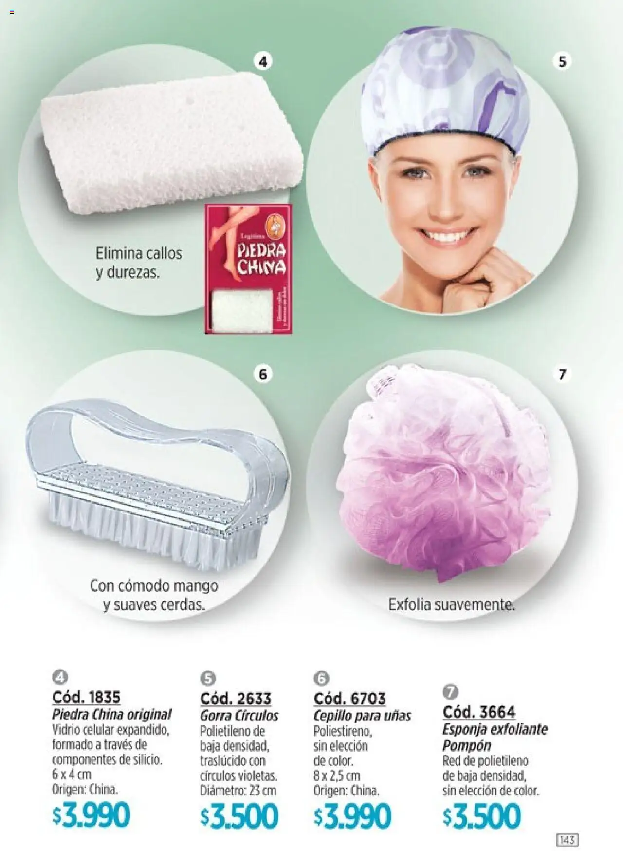Catálogo Amodil Campaña 12 │ válido desde el 26.06.2025 | Página: 143 | Productos: Gorra, Cepillo, Esponja, Mango