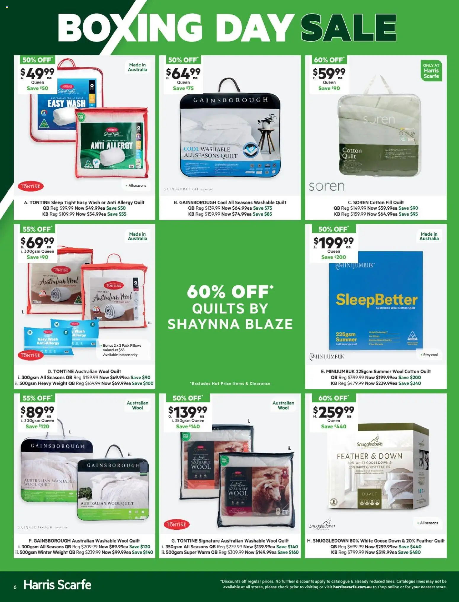 Harris Scarfe catalogue - valid from 24.12.2025 | Page: 6 | Products: Weight, Allergy