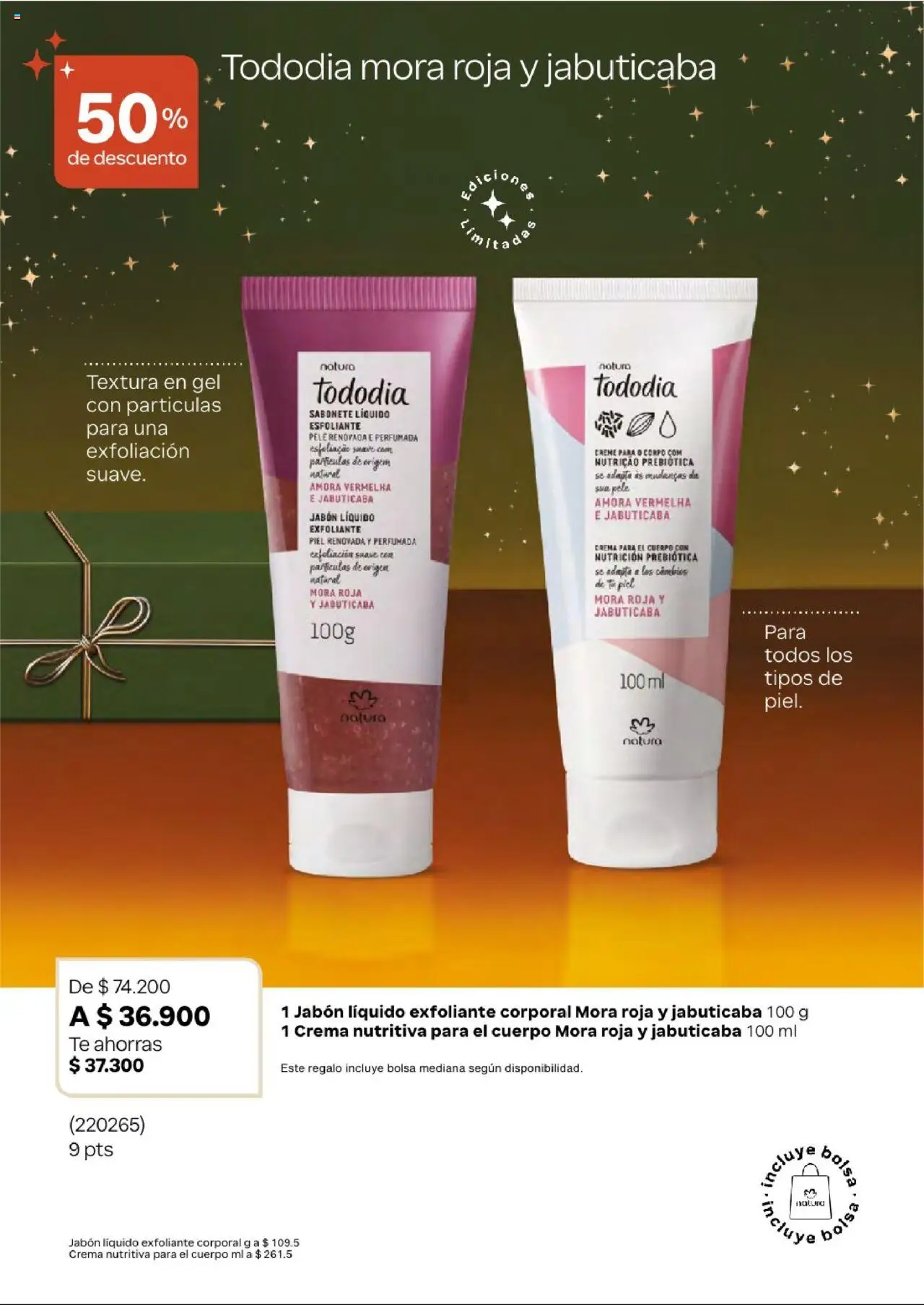 Natura revista - valida desde el 24.09.2025 | Página: 21 | Productos: Té, Exfoliante corporal, Crema, Jabón