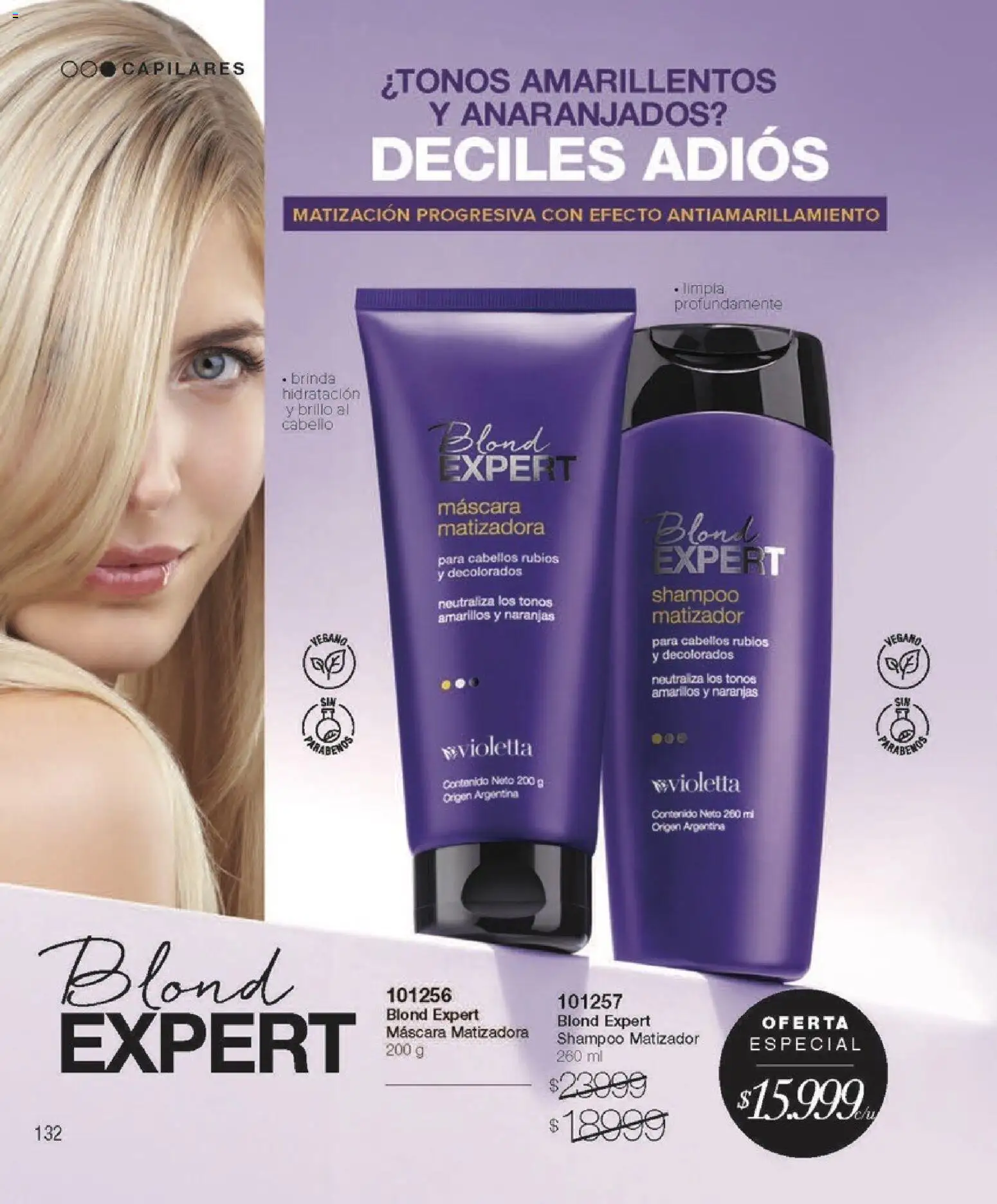 Violetta - Violetta Cosméticos │ válido desde el 05.02.2026 | Página: 132 | Productos: Máscara, Shampoo, Brillo, Naranjas