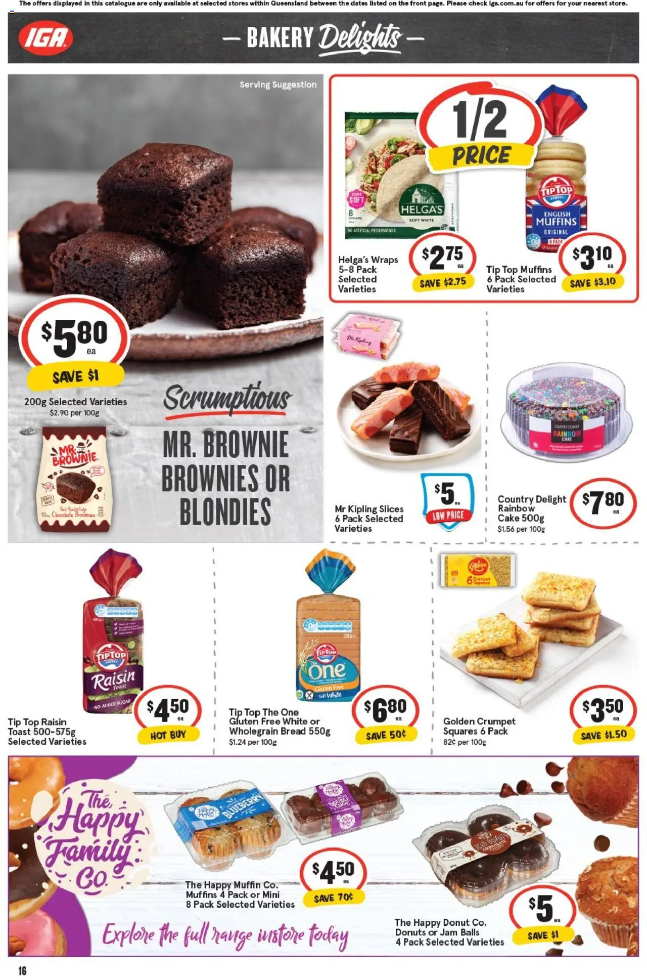 IGA catalogue - valid from 17.09.2025 | Page: 19 | Products: Donuts, Bread, Sugar, Bakery