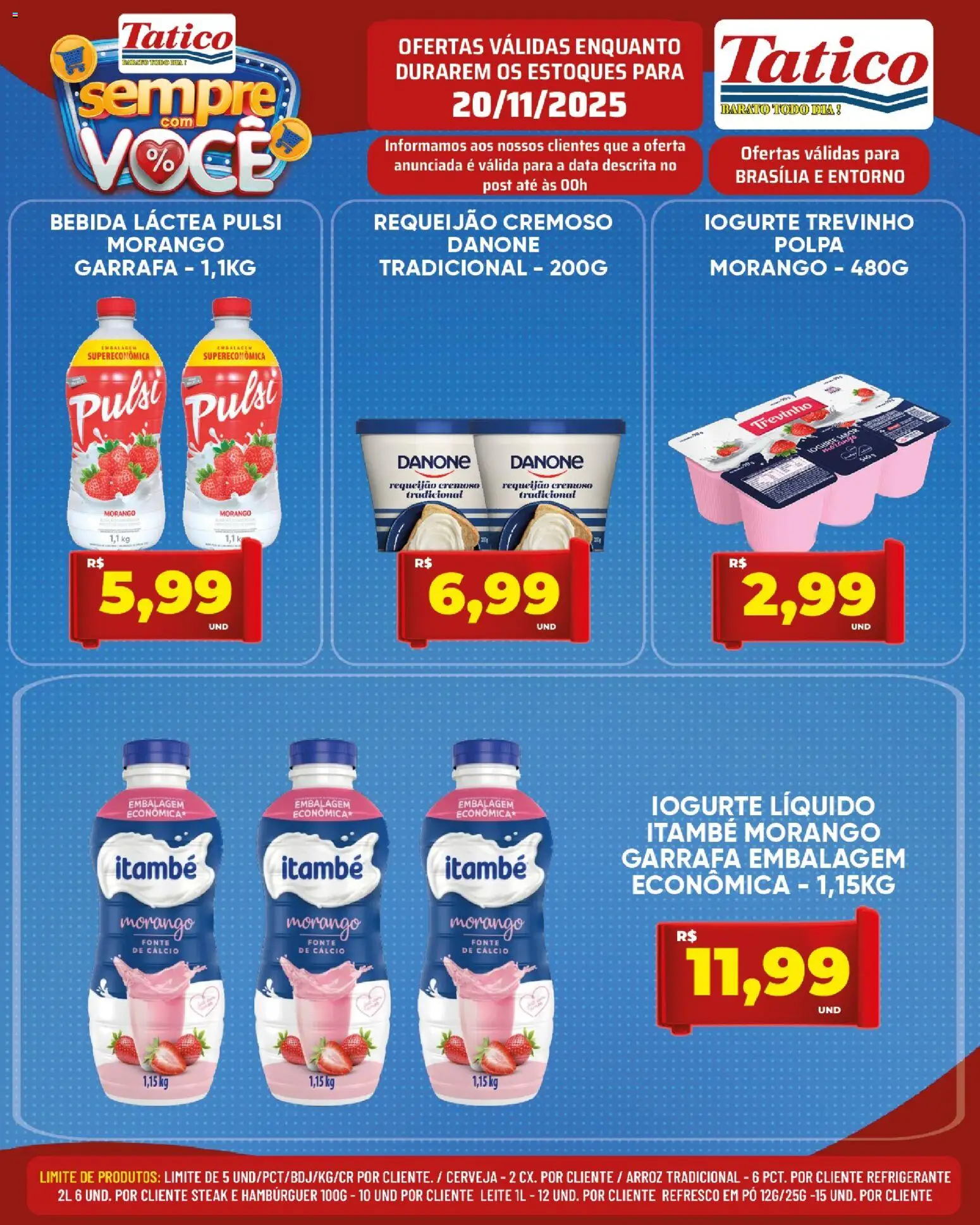 Tatico Folheto - válido de 20.11.2025 | Página: 19 | Produtos: Pó, Arroz, Cálcio, Hambúrguer