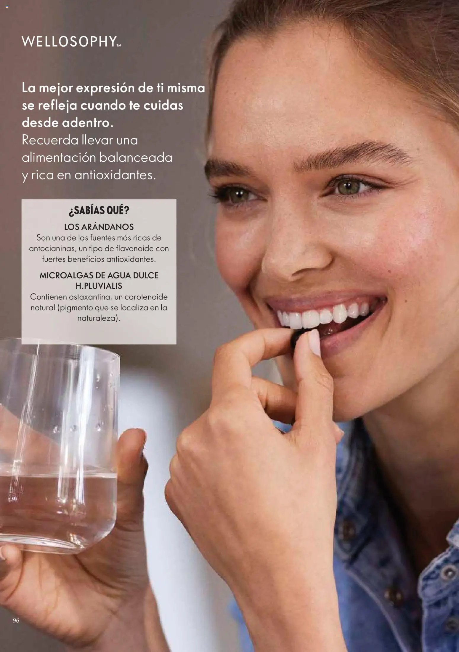 Oriflame catálogo │ válido desde el 18.11.2025 | Página: 96 | Productos: Agua, Arándanos, Té