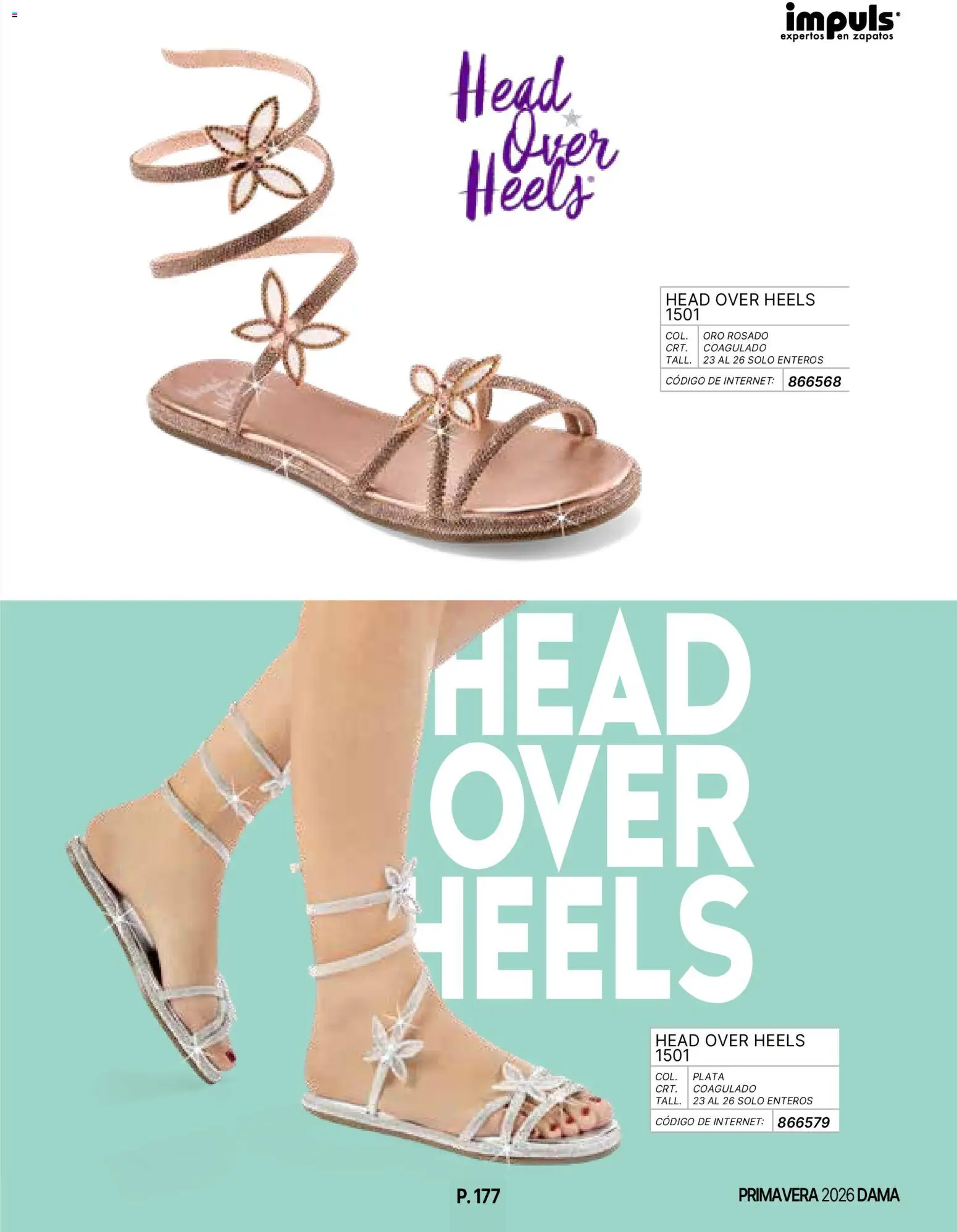 Nuevas ofertas de Impuls válidas en toda la República Mexicana desde el 01.01.2026. ¡Encuentra las mejores ofertas en Impuls catálogo Primavera! | Página: 179 | Productos: Zapatos