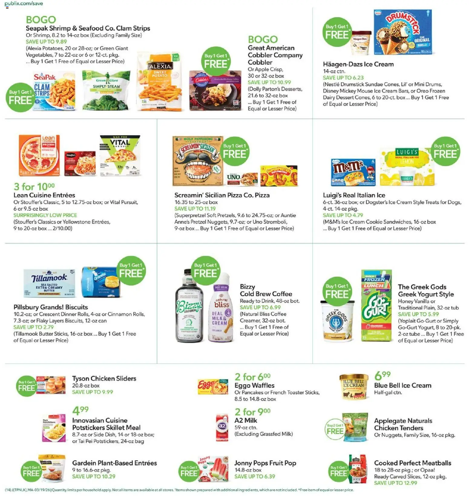 Publix - Leaflet - valid from 19.03.2026 | Page: 18 | Products: Toaster, Milk, Cream, Mouse