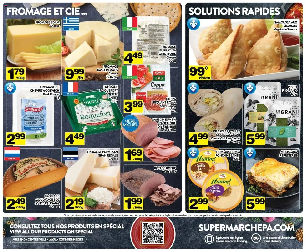 Pa Supermarché flyer valid from 20.10.2025 | Page: 6 | Products: Beef, Cheese, Ham, Chicken