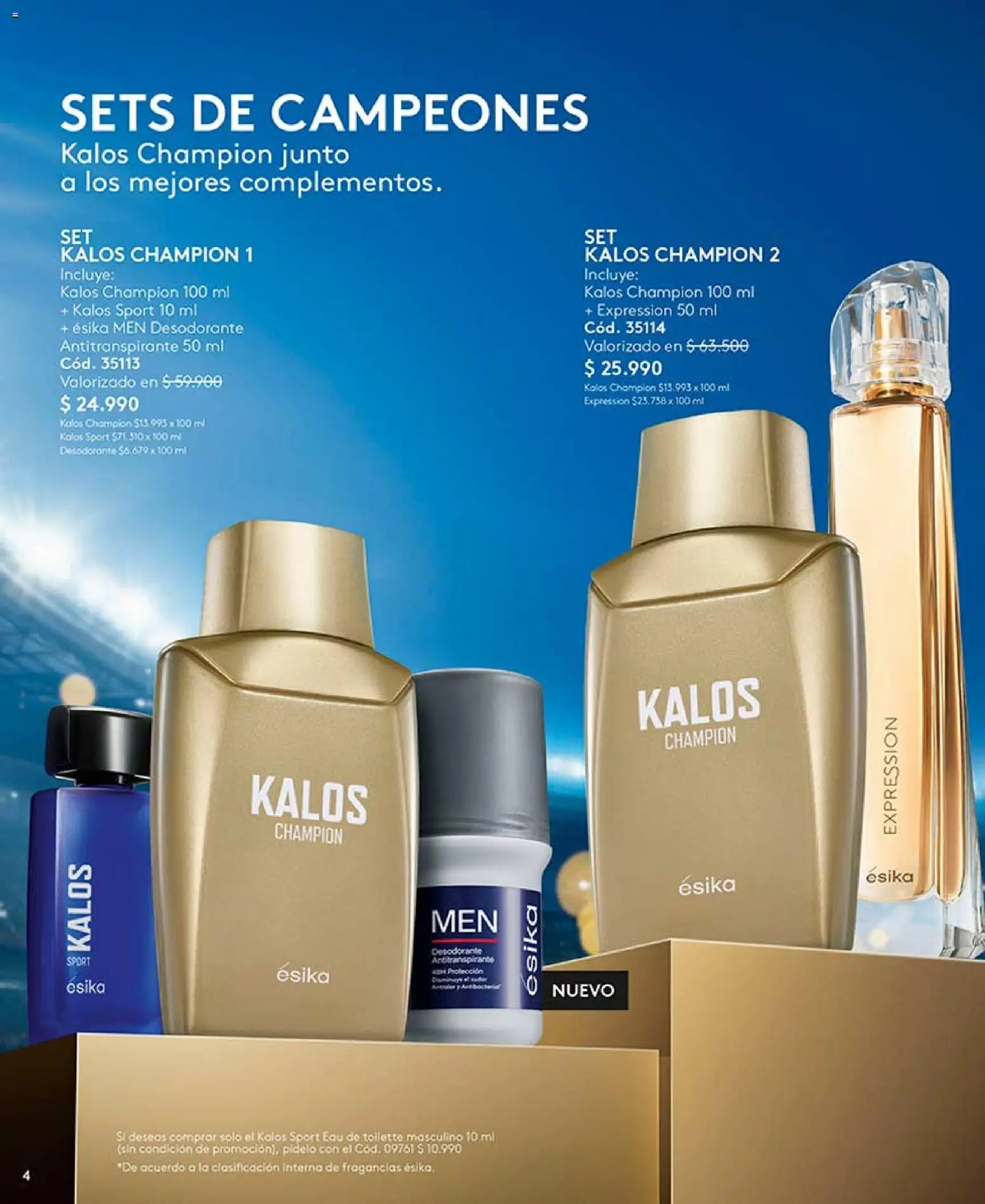 Catálogo Ésika Campaña x │ válido desde el 30.04.2026 | Página: 4 | Productos: Eau de toilette, Desodorante, Antitranspirante