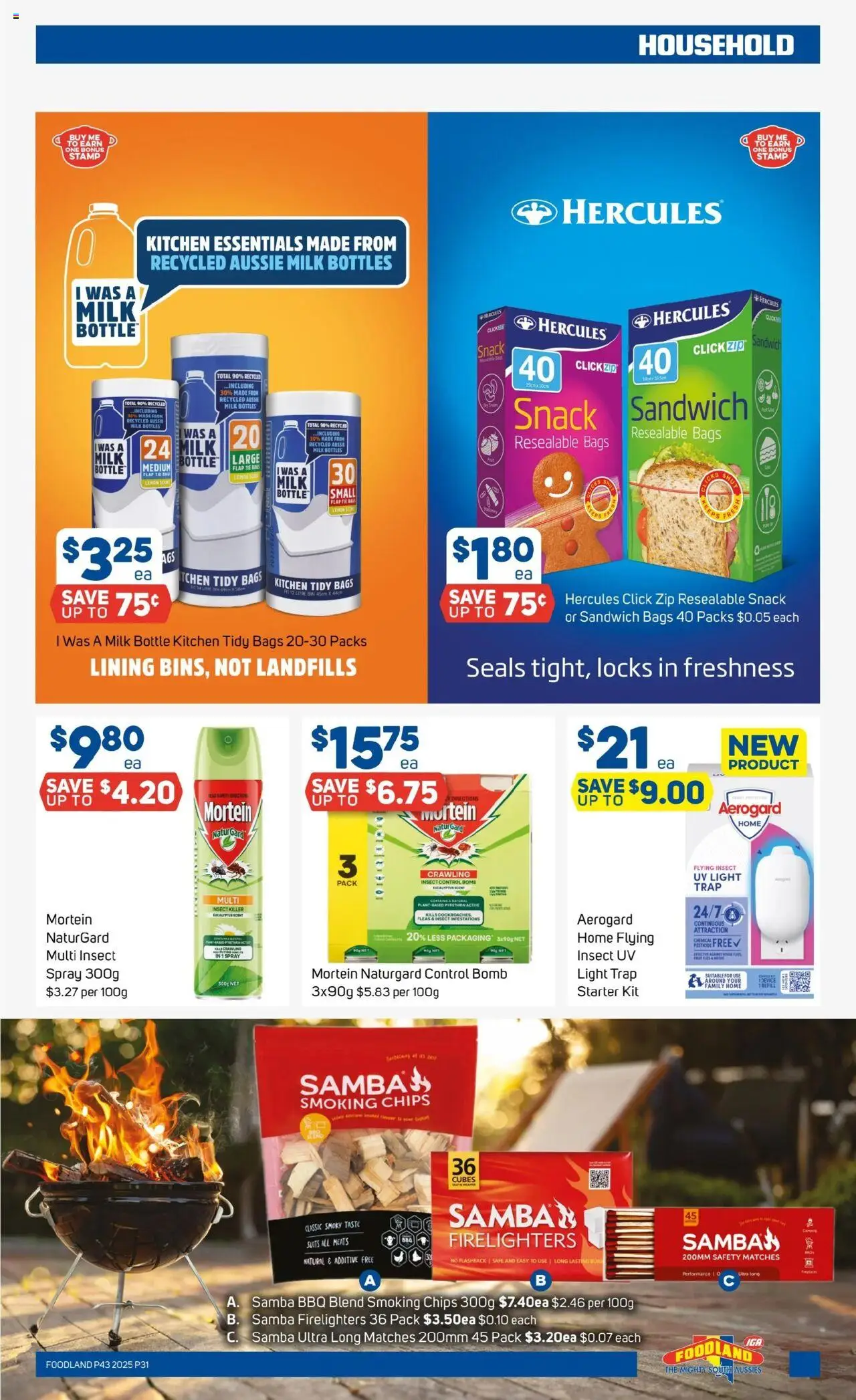 Foodland catalogue - valid from 22.10.2025 | Page: 31 | Products: Household, Milk, Device, Safe