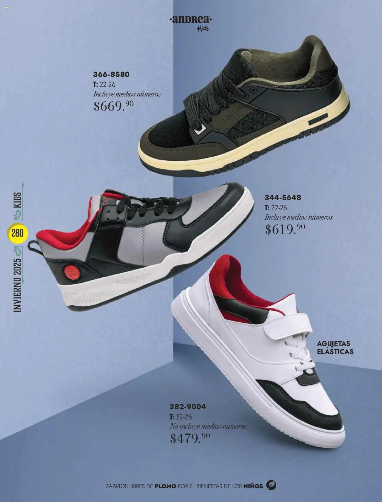 Nuevas ofertas de Andrea válidas en toda la República Mexicana desde el 13.10.2025. ¡Encuentra las mejores ofertas en Andrea - Catálogo Invierno! | Página: 280 | Productos: Zapatos