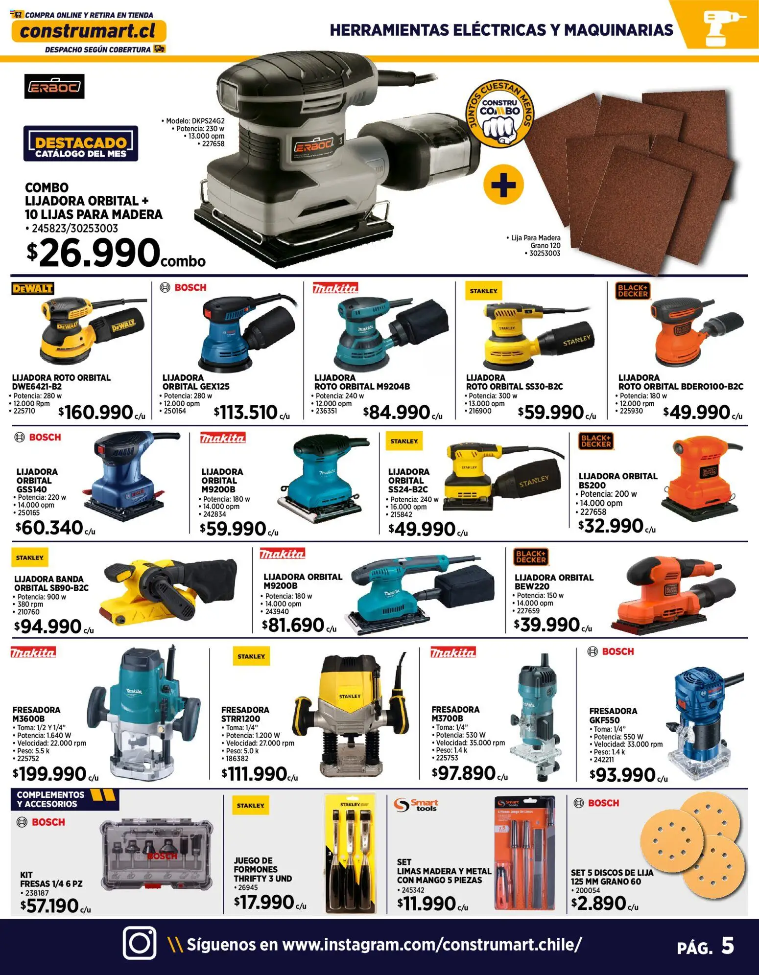 Construmart ofertas  │ válido desde el 10.12.2025 | Página: 5 | Productos: Mango, Peso, Lija, Fresas