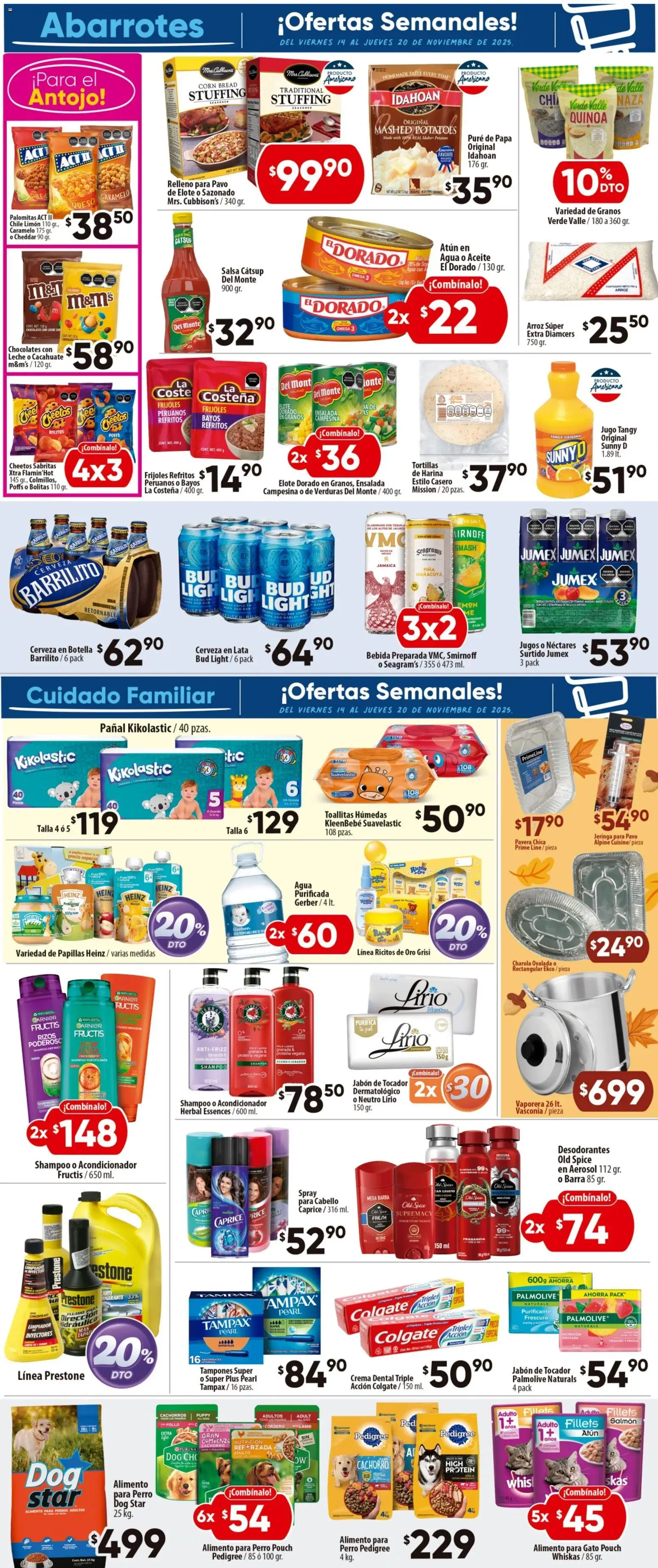 Nuevas ofertas de Calimax válidas en toda la República Mexicana desde el 14.11.2025. ¡Encuentra las mejores ofertas en Calimax folleto Tecate! | Página: 5 | Productos: Harina, Leche, Tampones, Acondicionador