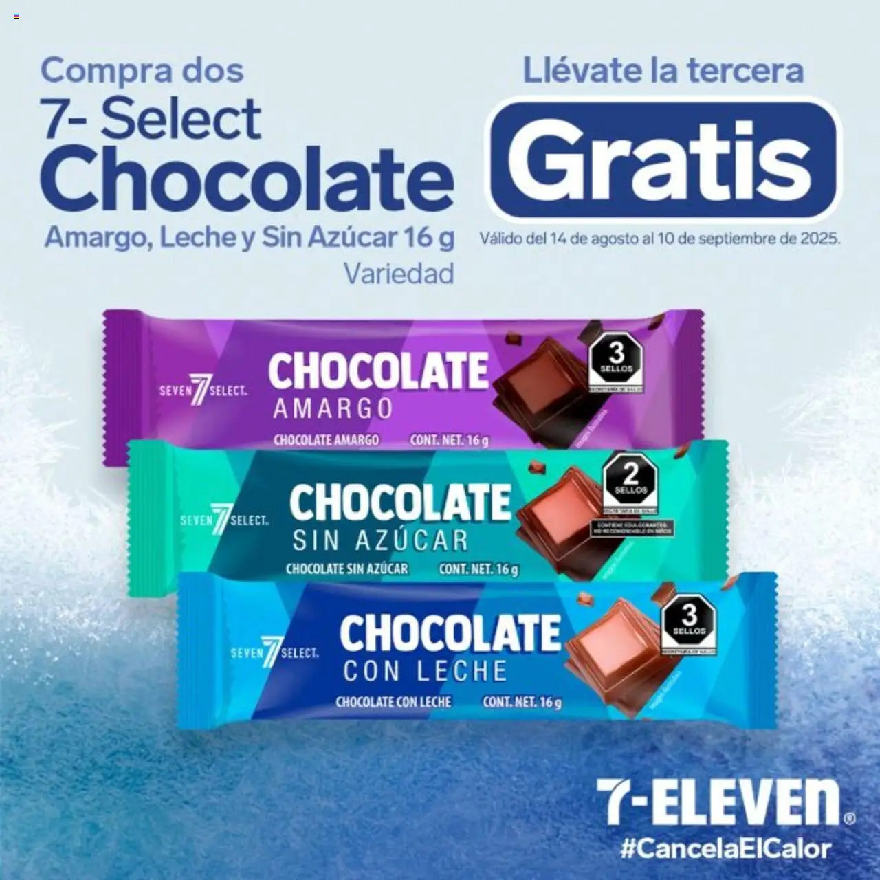 Nuevas ofertas de 7-Eleven válidas en toda la República Mexicana desde el 14.08.2025. ¡Encuentra las mejores ofertas en 7-Eleven folleto! | Página: 7 | Productos: Azúcar, Leche, Chocolate