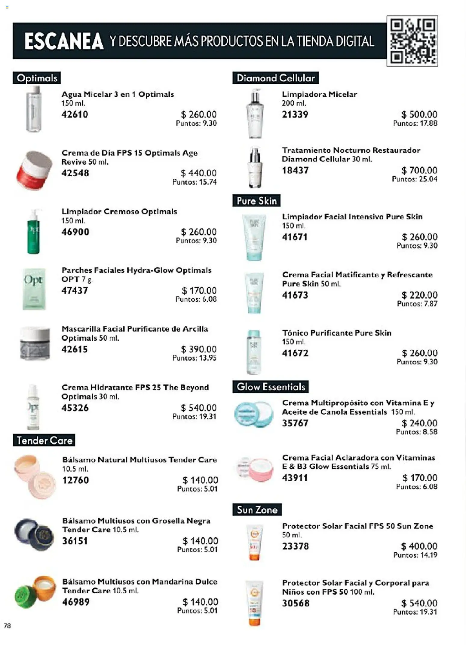 Nuevas ofertas de Oriflame válidas en toda la República Mexicana desde el 24.01.2026. ¡Encuentra las mejores ofertas en Oriflame campaña 2 2026! | Página: 78 | Productos: Crema, Agua, Limpiador, Protector solar