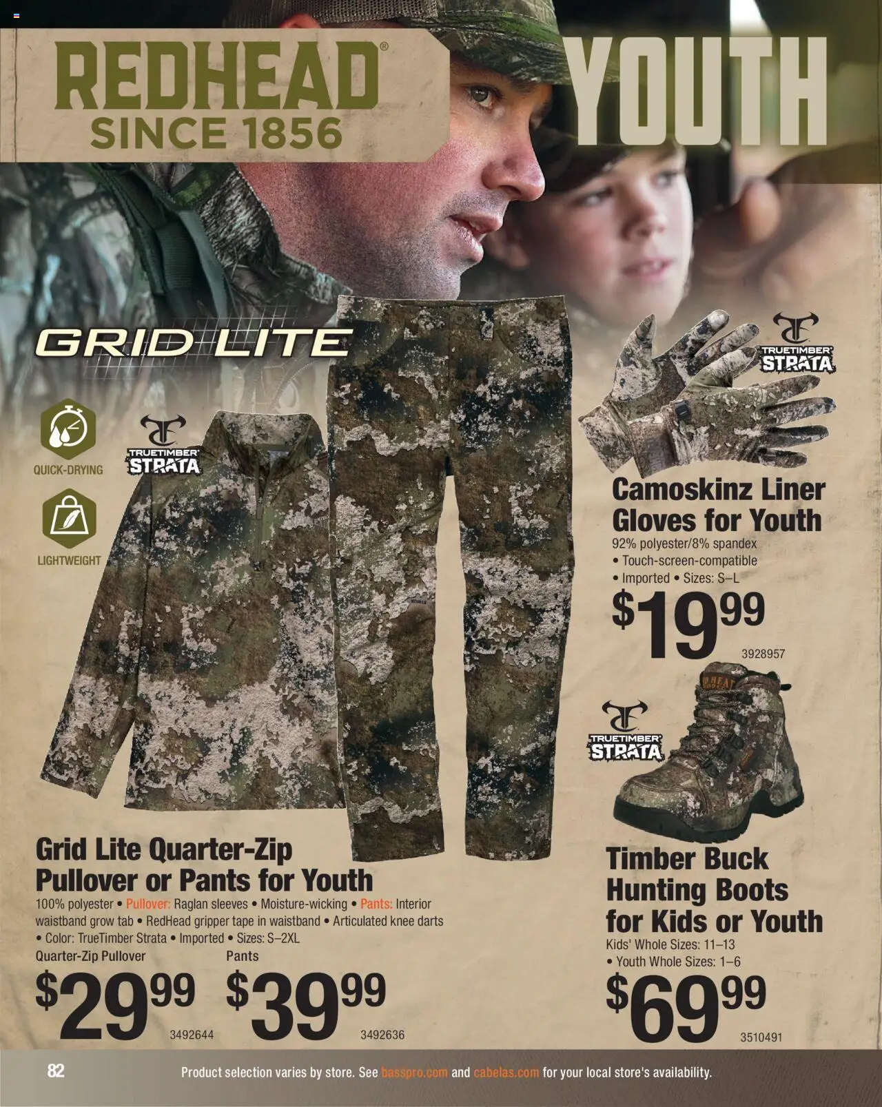 Cabela's Hunting Master 25 - valid from 11.08.2025 | Page: 82 | Products: Hunting Boots, Pants, Boots, Gloves