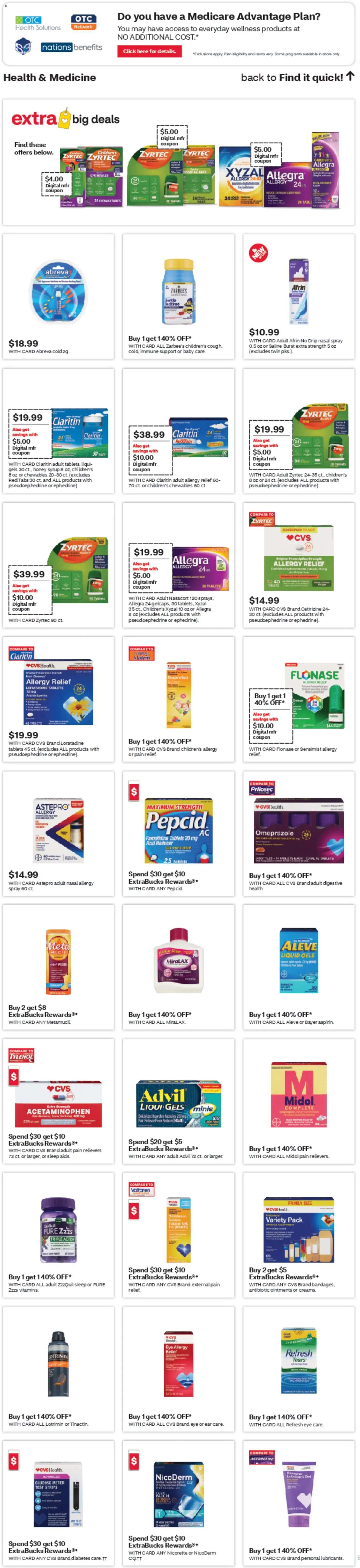 CVS Pharmacy Weekly Ad - WA - valid from 26.04.2026 | Page: 8 | Products: Glucose, Tablet