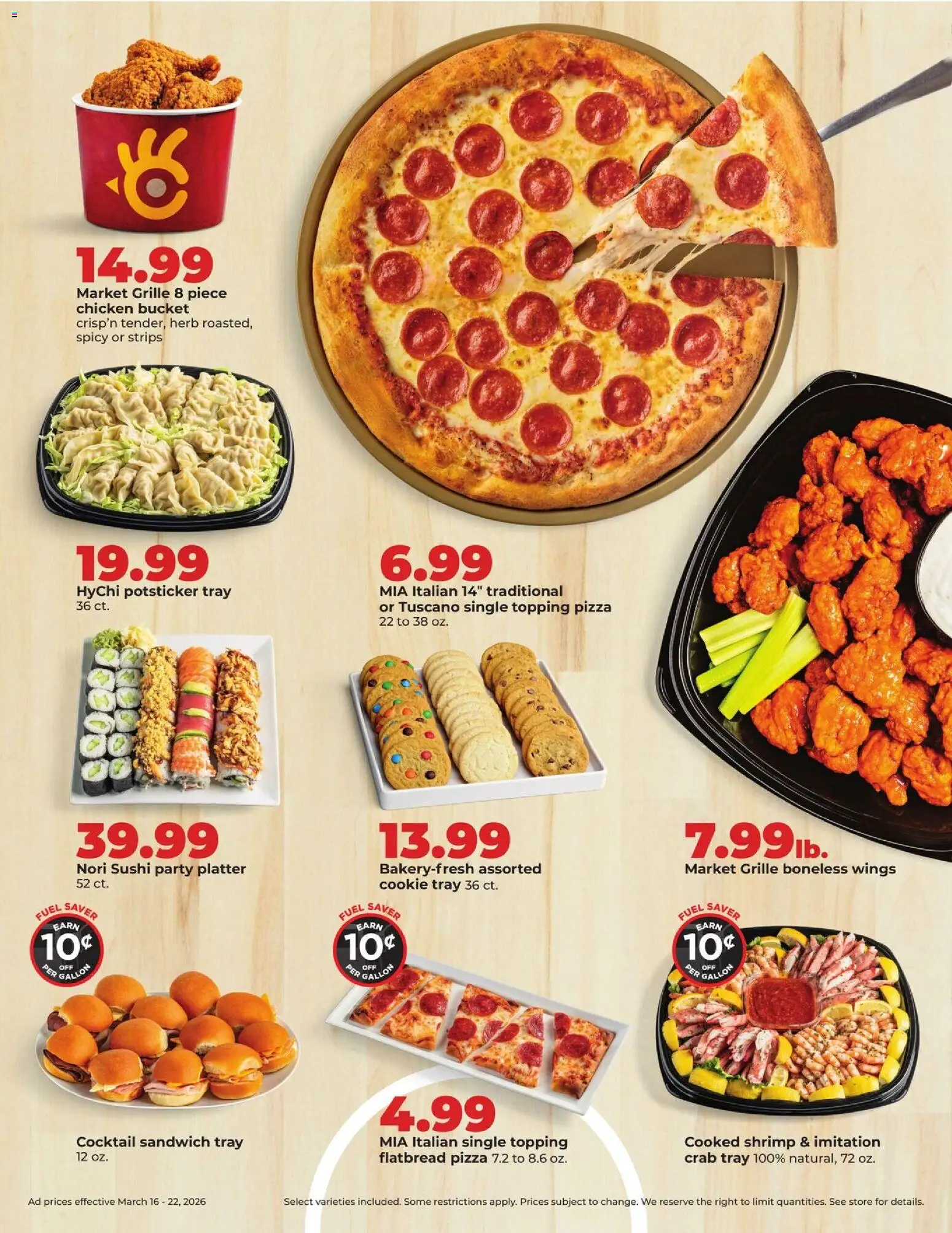 HyVee Weekly Ad - valid from 16.03.2026 | Page: 4 | Products: Pizza