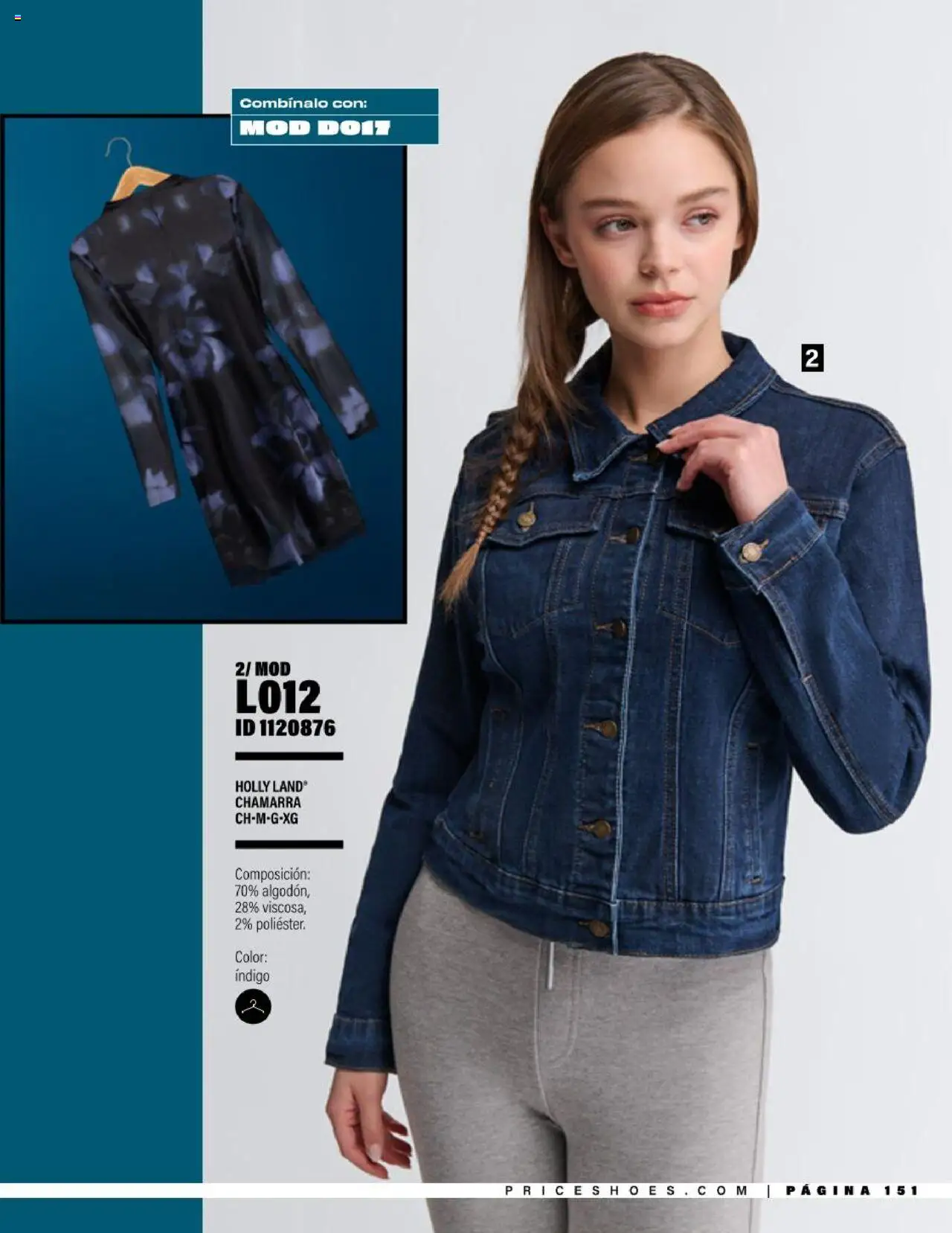 Nuevas ofertas de Price Shoes válidas en toda la República Mexicana desde el 05.08.2025. ¡Encuentra las mejores ofertas en Price Shoes - Catálogo Jeans ! | Página: 151 | Productos: Chamarra