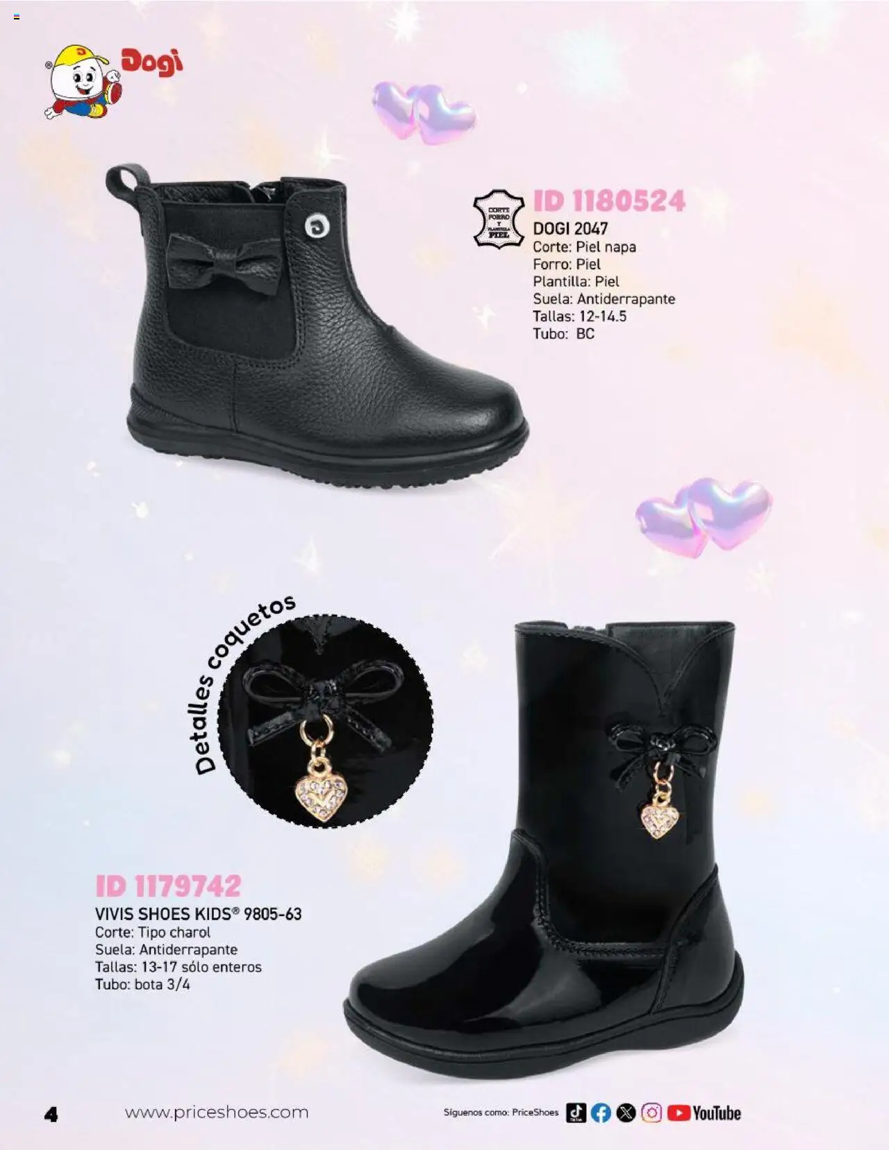 Nuevas ofertas de Price Shoes válidas en toda la República Mexicana desde el 23.04.2025. ¡Encuentra las mejores ofertas en Price Shoes catálogo Kids! | Página: 4