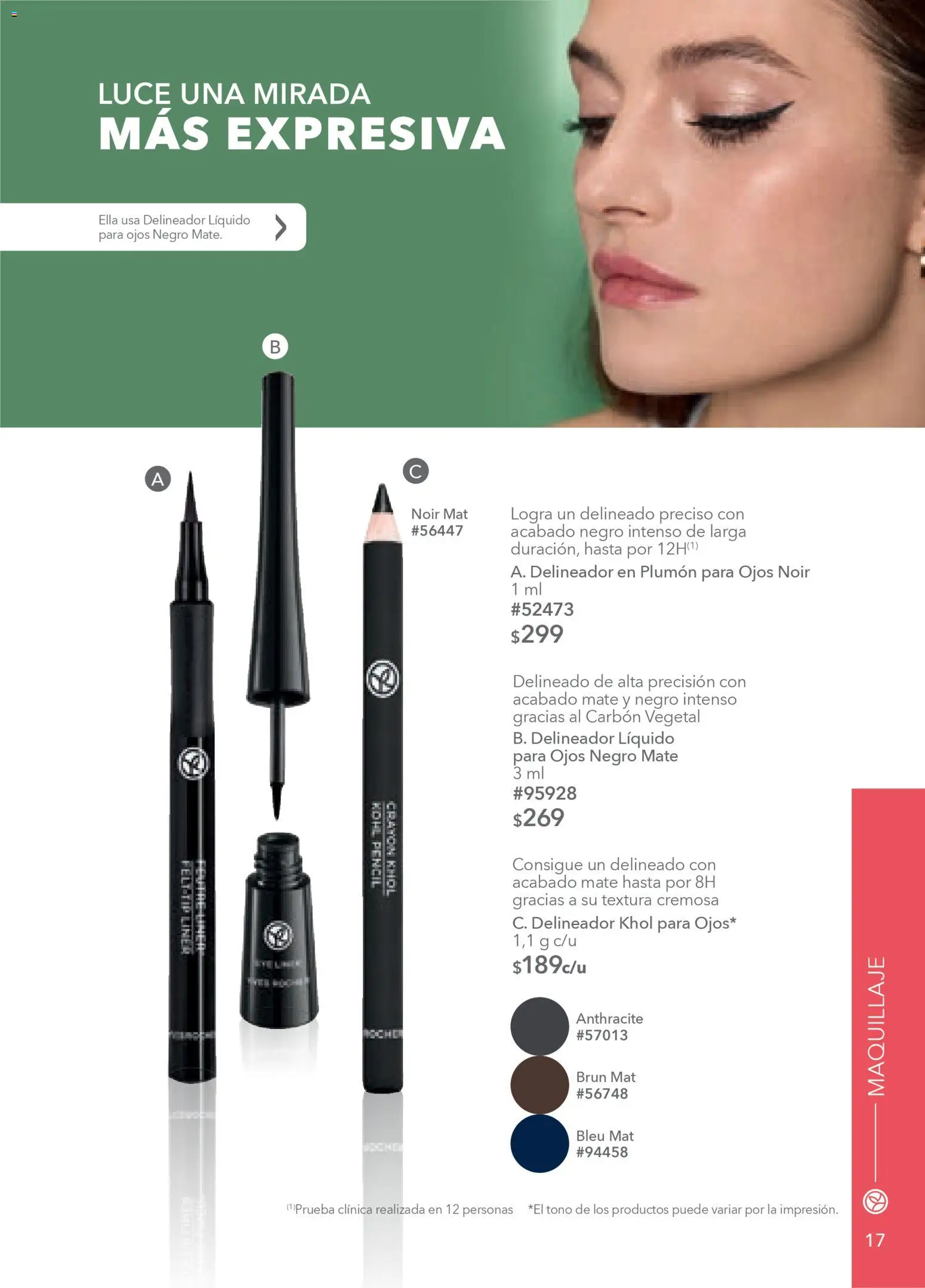 Nuevas ofertas de Yves Rocher válidas en toda la República Mexicana desde el 10.02.2026. ¡Encuentra las mejores ofertas en Yves Rocher campaña 3 2026! | Página: 17 | Productos: Mate, Maquillaje, Delineador