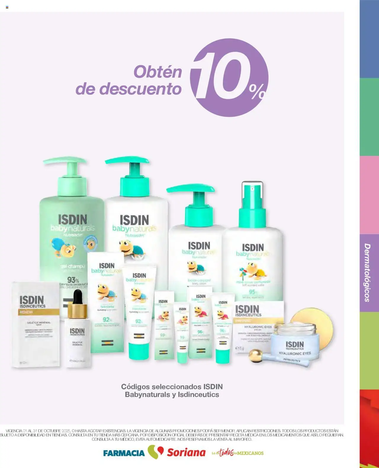 Nuevas ofertas de Soriana válidas en toda la República Mexicana desde el 01.10.2025. ¡Encuentra las mejores ofertas en Soriana - Folleto Farmacia Mercado Nacional! | Página: 11 | Productos: Champú