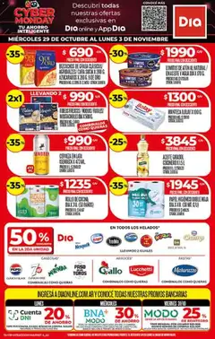 Vista previa Supermercado DIA Ofertas válido desde el 29.10.2025