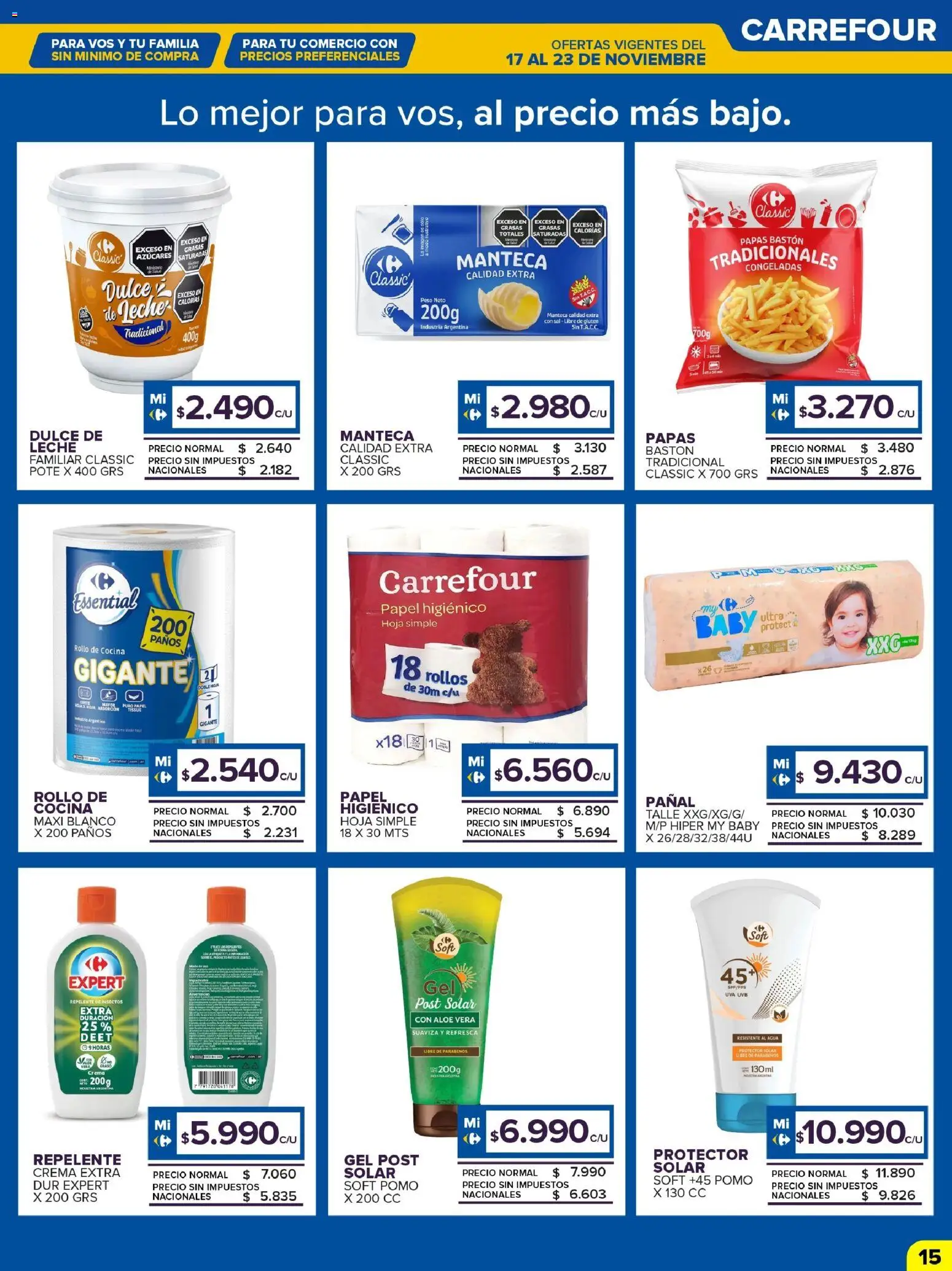 Carrefour Maxi catálogo │ válido desde el 17.11.2025 | Página: 17 | Productos: Repelente, Cocina, Protector solar, Manteca