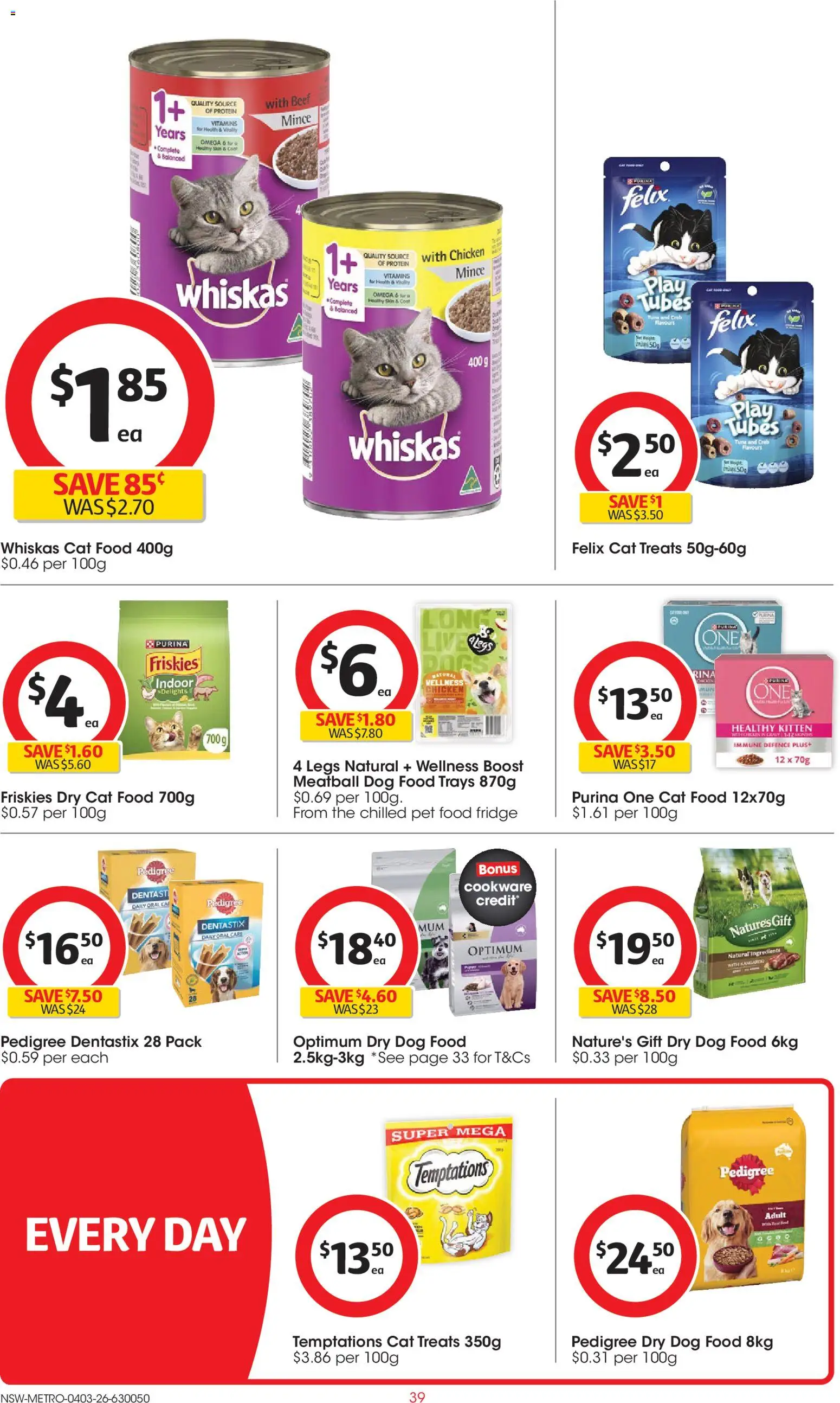 Coles catalogue - valid from 04.03.2026 | Page: 39 | Products: Fur, Chicken, Beef, Fridge