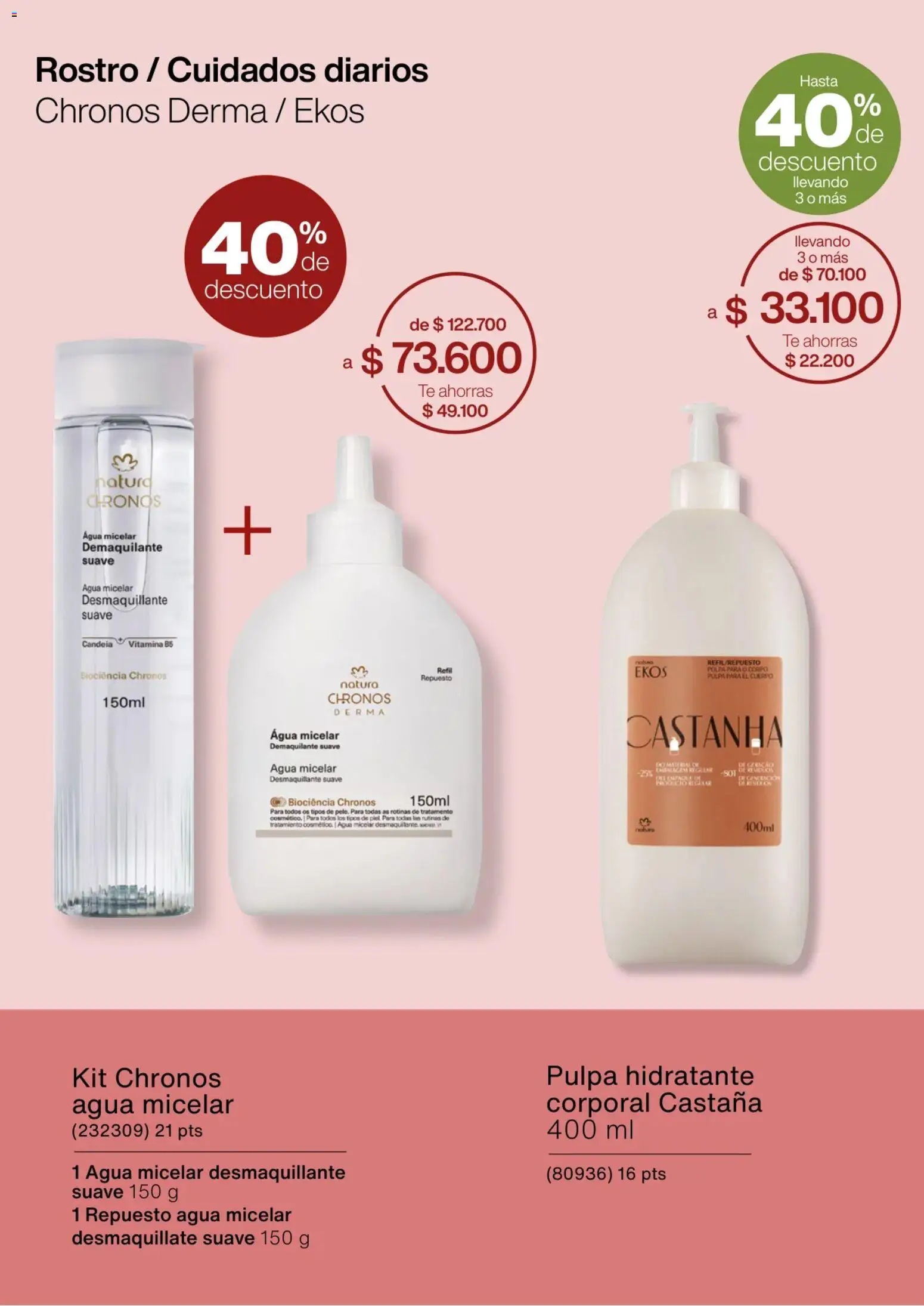 Natura revista - valida desde el 02.01.2026 | Página: 9 | Productos: Agua, Agua micelar, Té, Desmaquillante