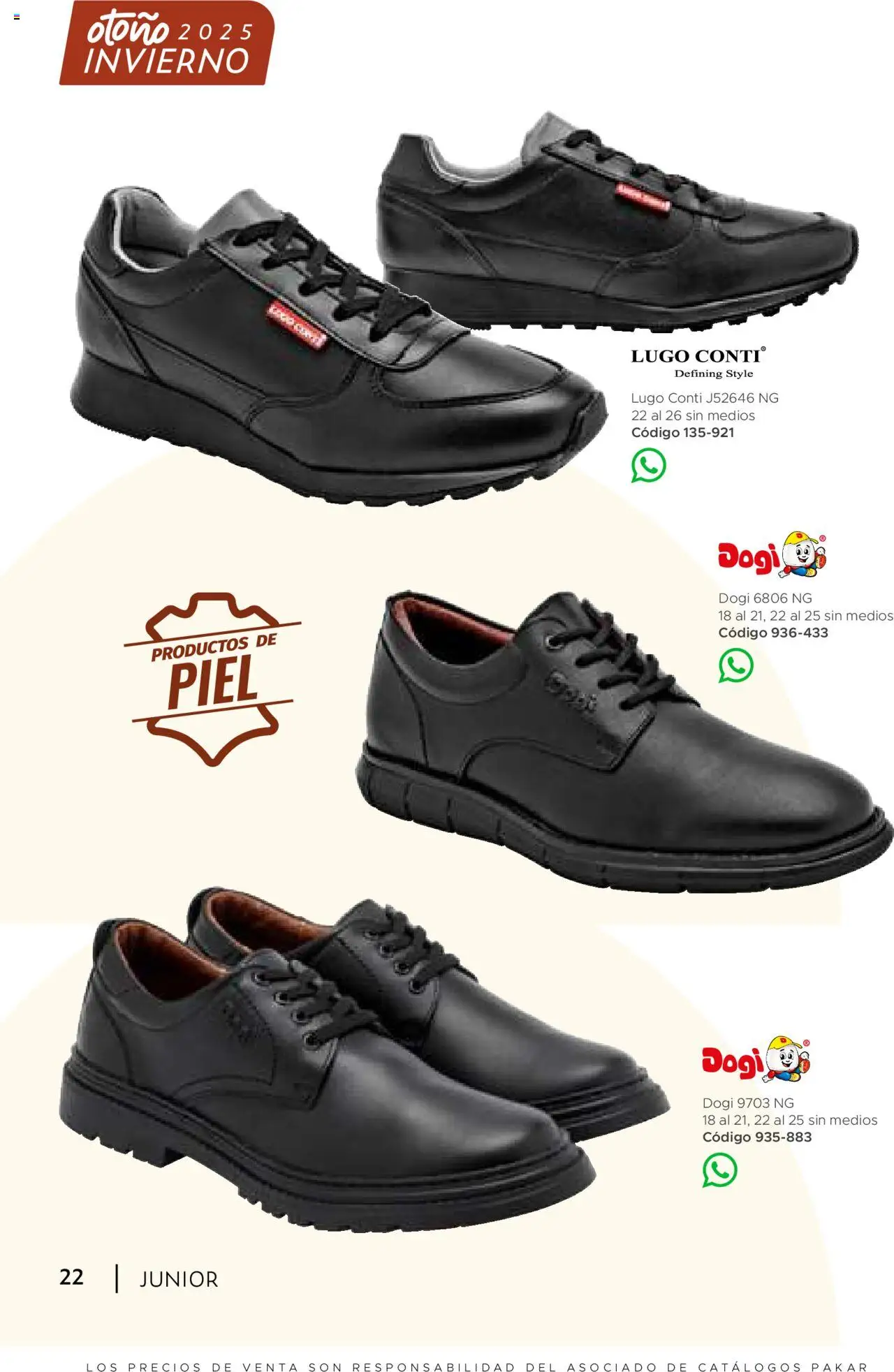 Nuevas ofertas de SC Pakar válidas en toda la República Mexicana desde el 24.07.2025. ¡Encuentra las mejores ofertas en SC Pakar - Catálogo Junior otoño / invierno! | Página: 22 | Productos: Res