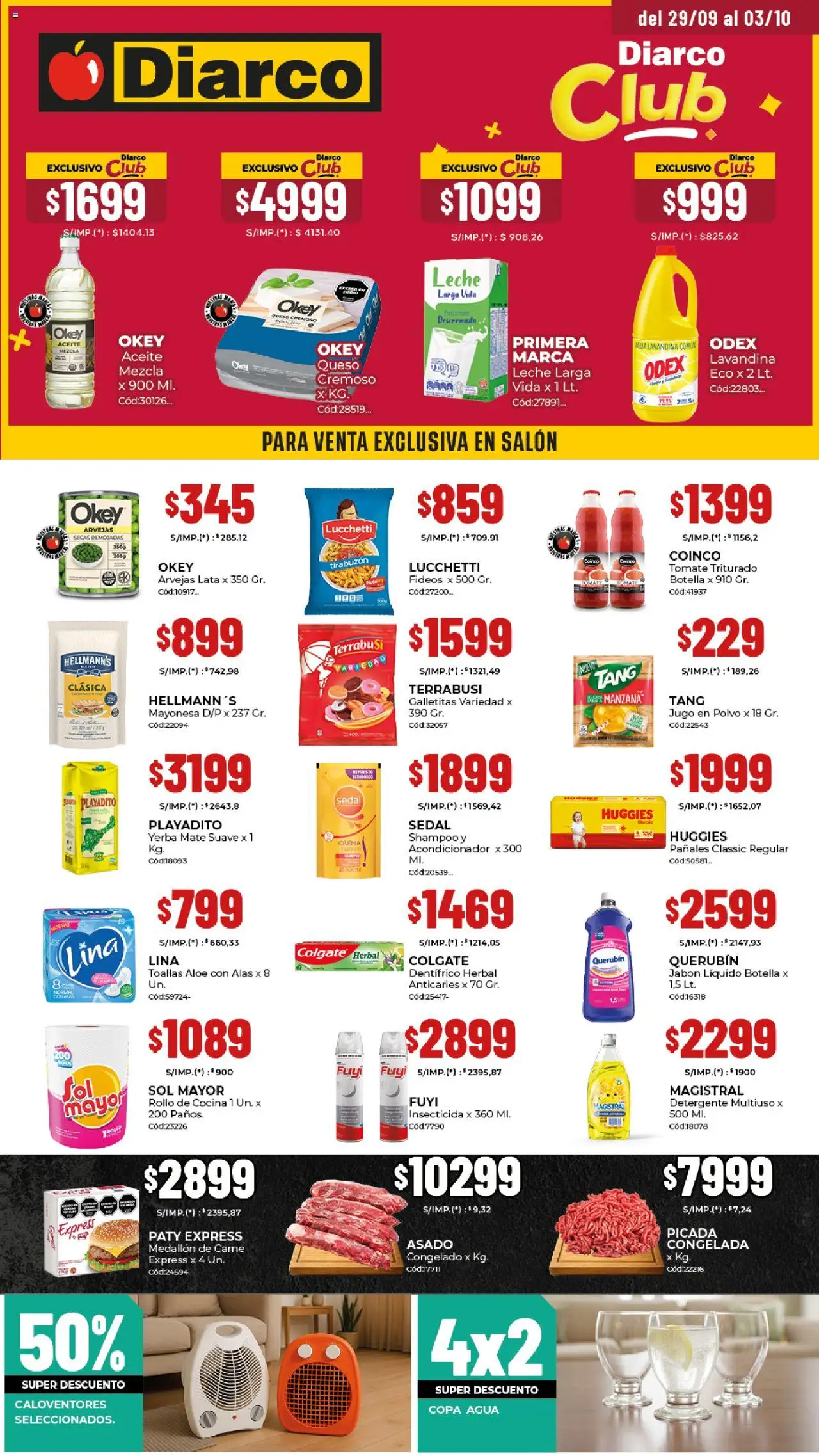 Diarco - Ofertas Gba │ válido desde el 29.09.2025 | Página: 1 | Productos: Insecticida, Yerba, Polvo, Arvejas