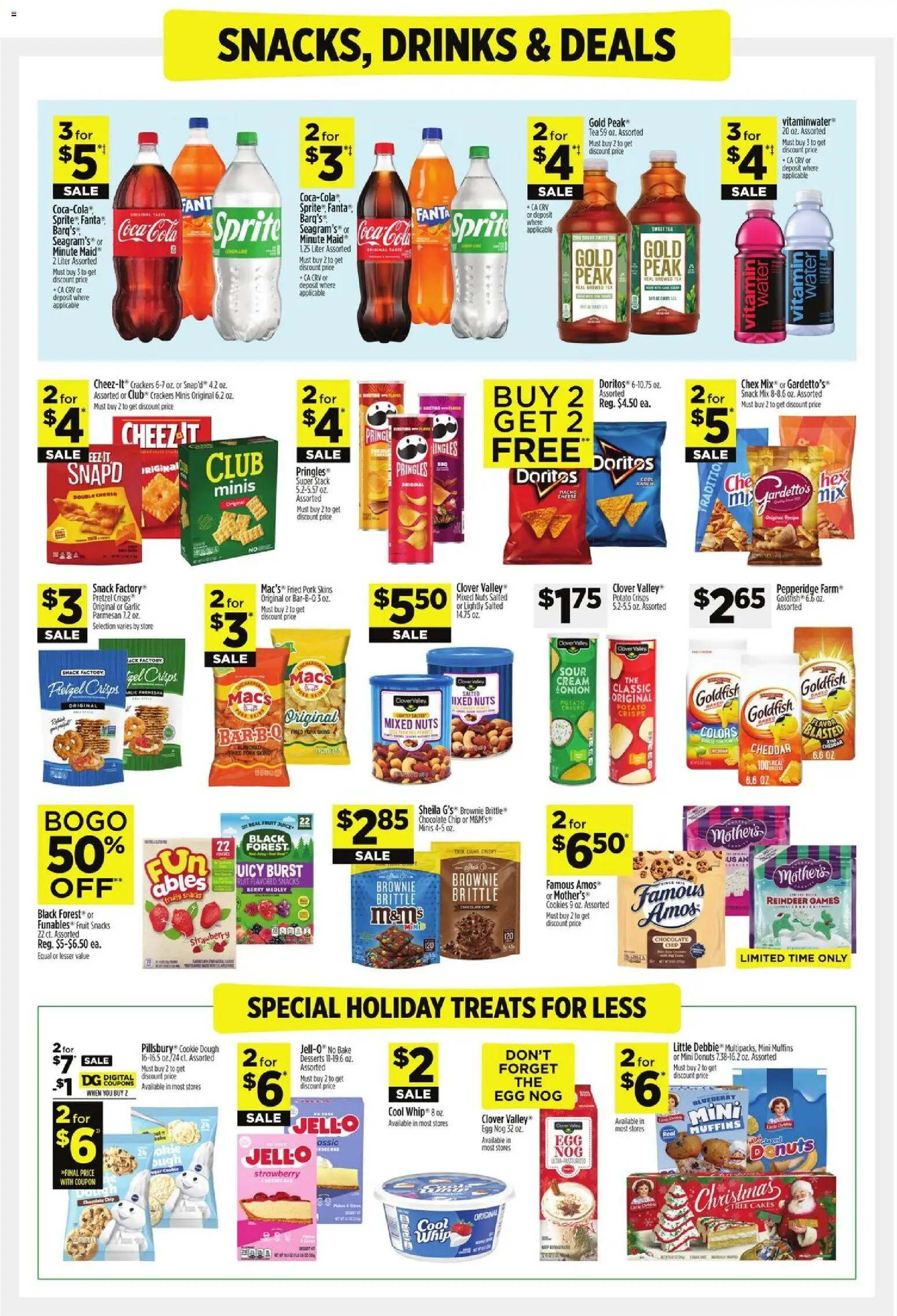 Dollar General Weekly Ad - TX - valid from 07.12.2025 | Page: 6 | Products: Ring, Pork, Nuts, Cream