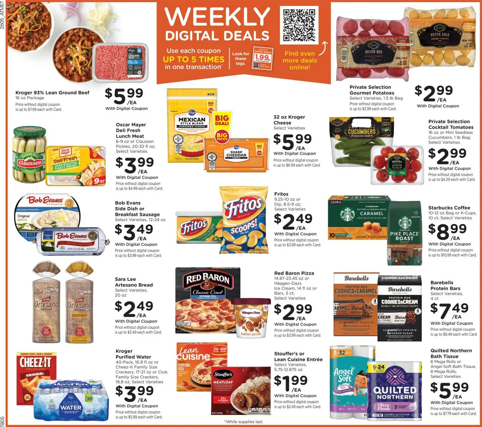 Kroger Weekly Ad - valid from 04.03.2026 | Page: 2 | Products: Bath, Bread, Pork, Bag