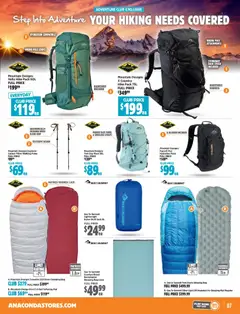 Preview of Anaconda - Easter's Calling Get Out More - valid from 23.02.2026 | Page: 7 | Products: Light, Wood, Bag, Mattress