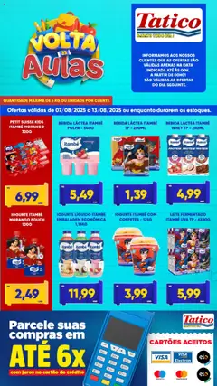 Tatico - Ofertas Volta as Aulas - Pré-Visualização do folheto da loja Tatico, válido de 07.08.2025