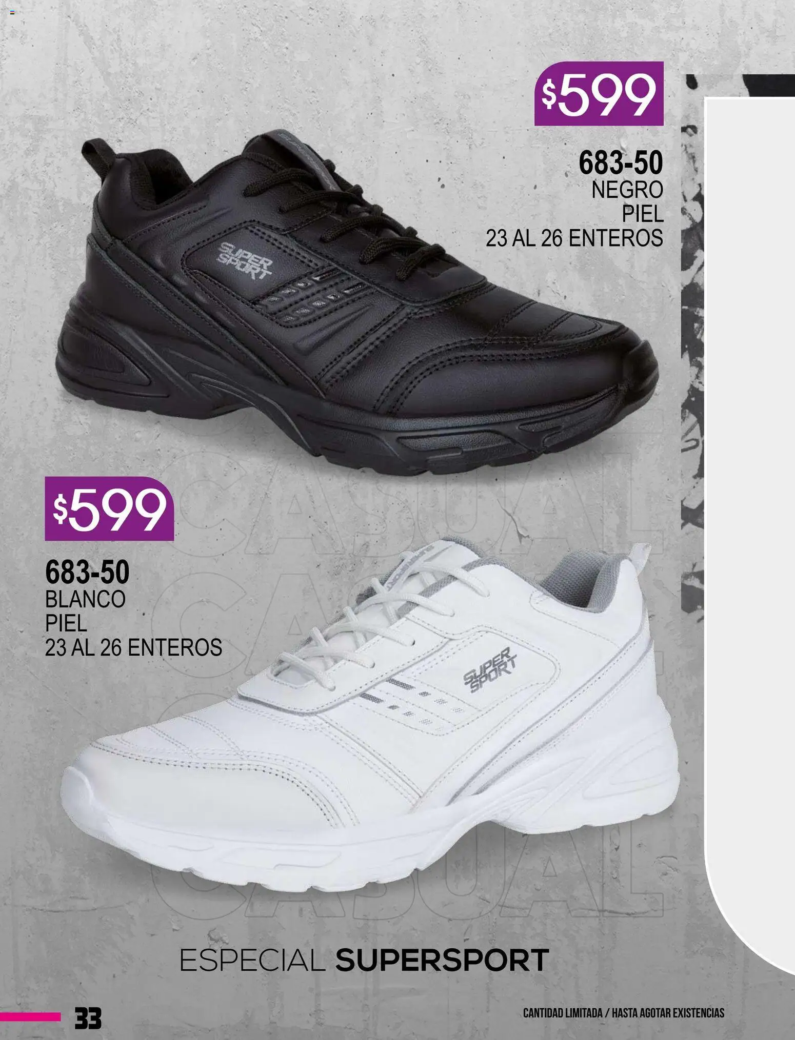 Nuevas ofertas de Cklass válidas en toda la República Mexicana desde el 08.01.2026. ¡Encuentra las mejores ofertas en Cklass catálogo Especial Supersport Dama! | Página: 34