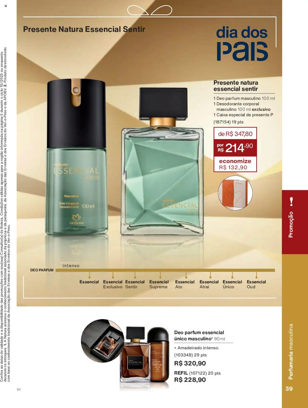 Natura Folheto - válido de 05.06.2025 | Página: 39 | Produtos: Desodorante, Caixa, Base