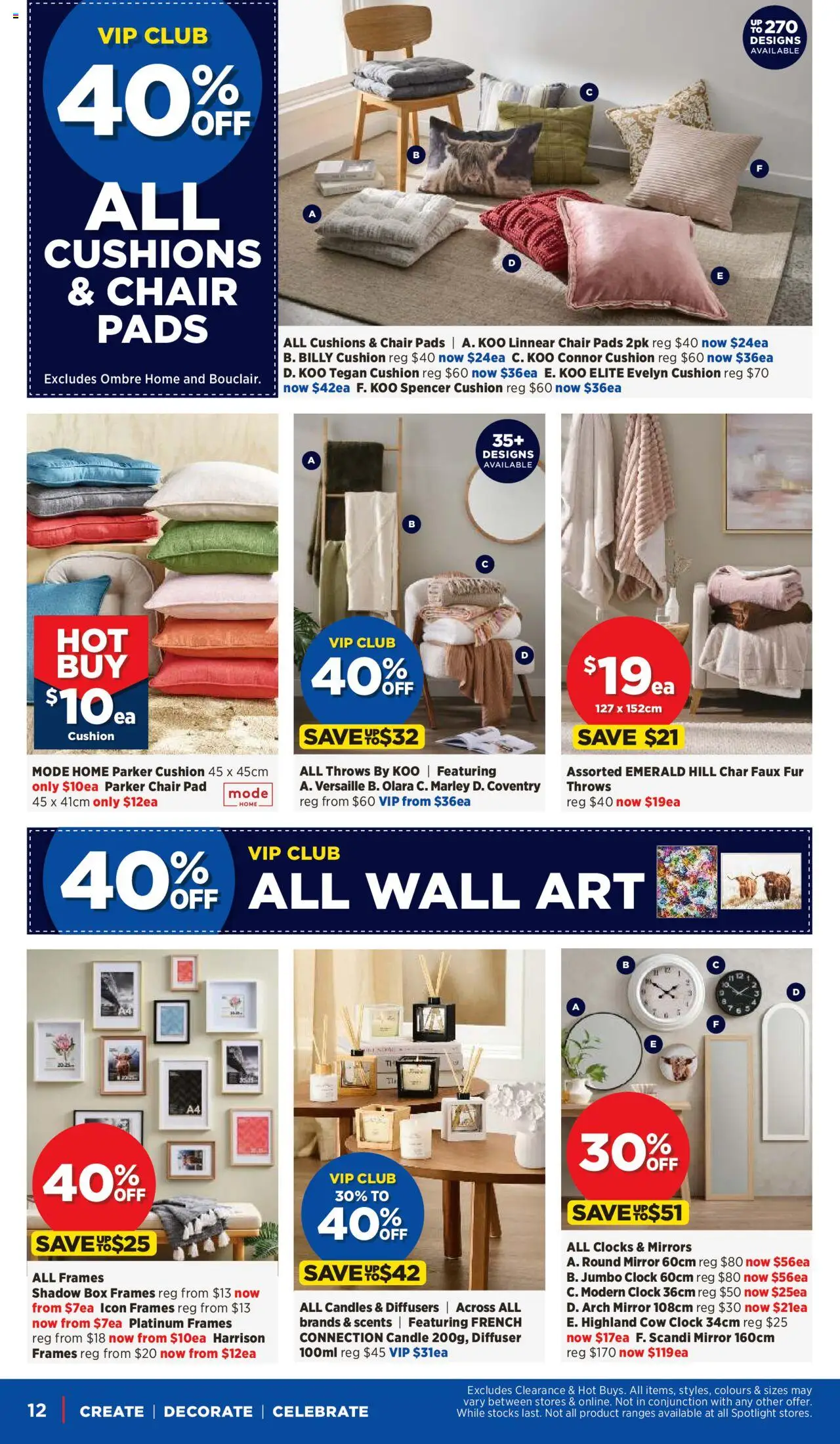 Spotlight catalogue - valid from 04.06.2025 | Page: 12 | Products: Emerald, Clock, Candles, Candle