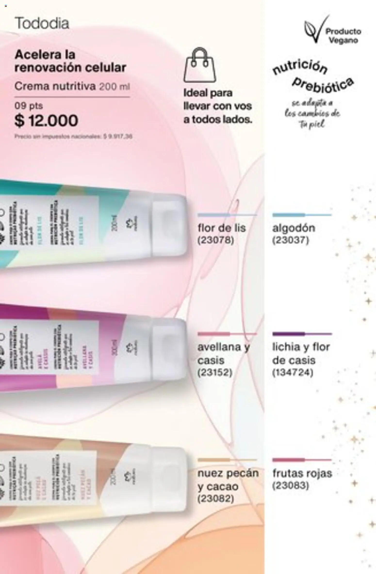 Catálogo Natura Ciclo 16/2025 │ válido desde el 01.11.2025 | Página: 224 | Productos: Algodón, Nuez, Cacao, Crema