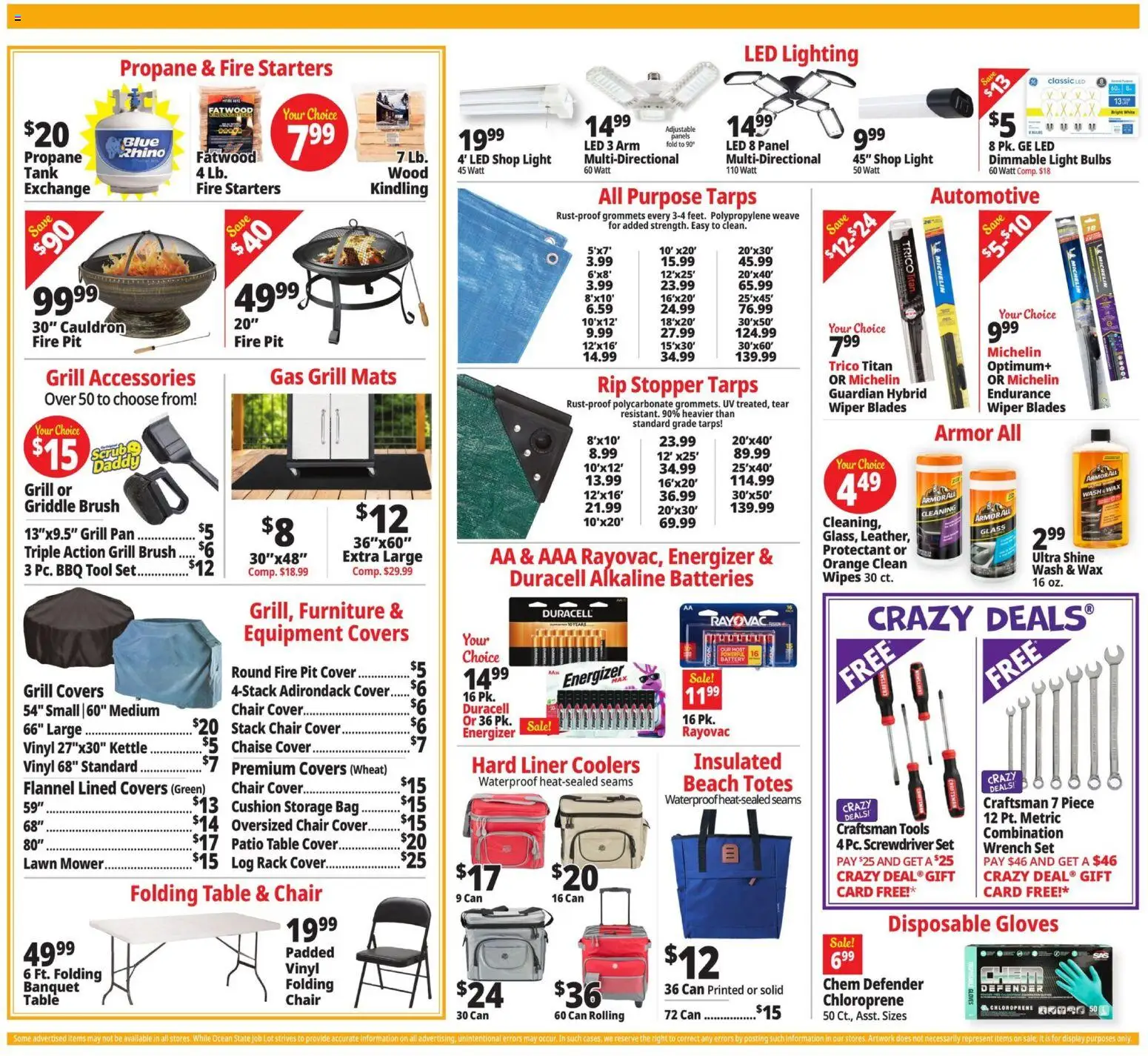 Ocean State Job Lot Weekly Ad - MA - valid from 26.03.2026 | Page: 10 | Products: Lawn Mower, Wiper, Bag, Grill