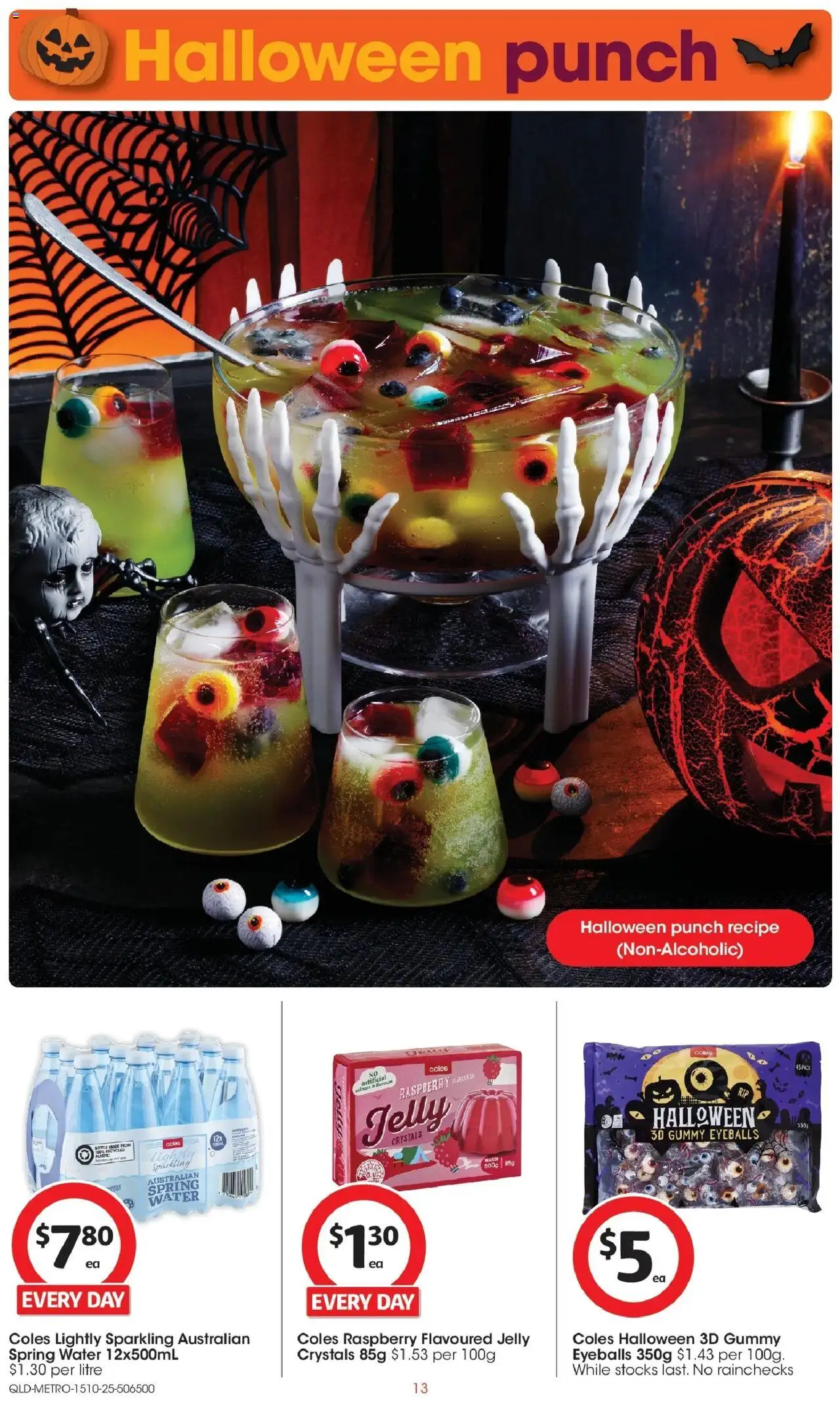 Coles catalogue - valid from 15.10.2025 | Page: 13 | Products: Water, Raspberry