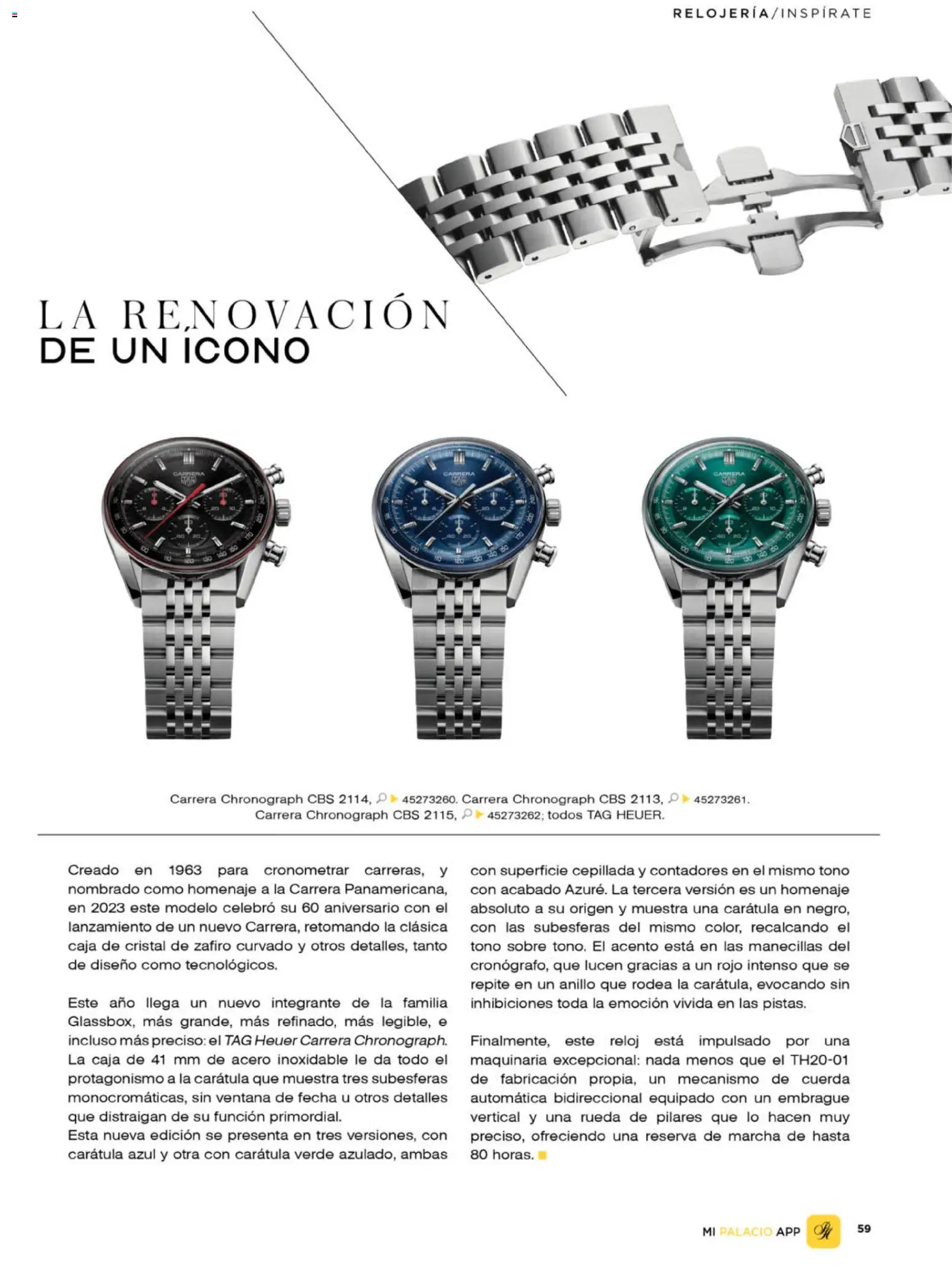 Nuevas ofertas de Palacio De Hierro válidas en toda la República Mexicana desde el 01.04.2026. ¡Encuentra las mejores ofertas en Palacio De Hierro catálogo! | Página: 61 | Productos: Cuerda, Caja, Anillo, Sobre