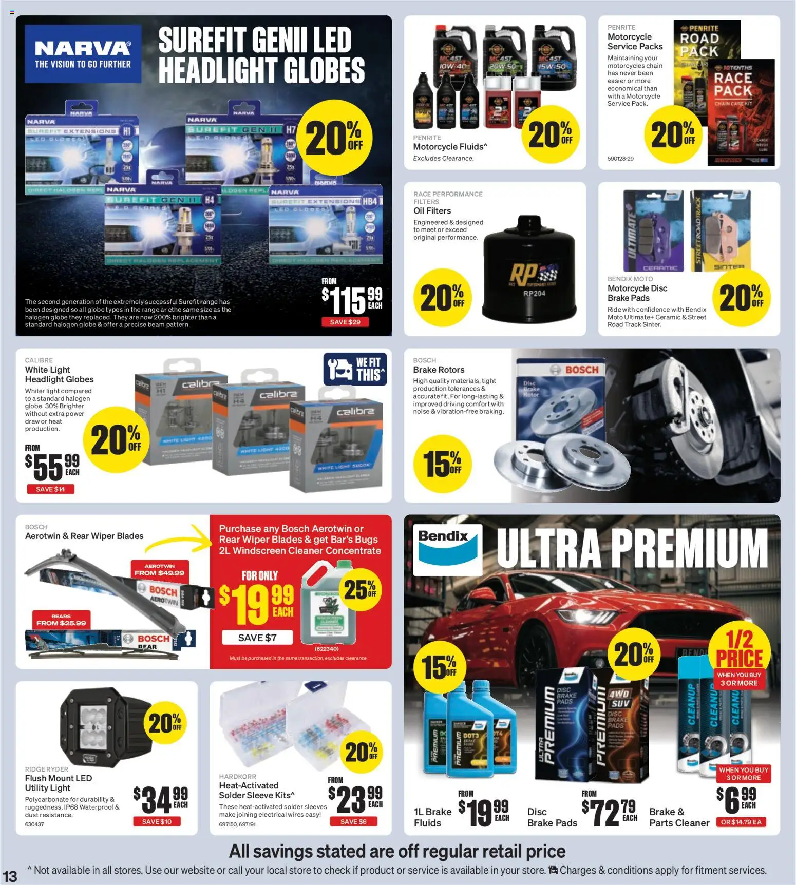 Supercheap Auto catalogue - valid from 05.11.2025 | Page: 13 | Products: Chain, Light, Cleaner, Oil