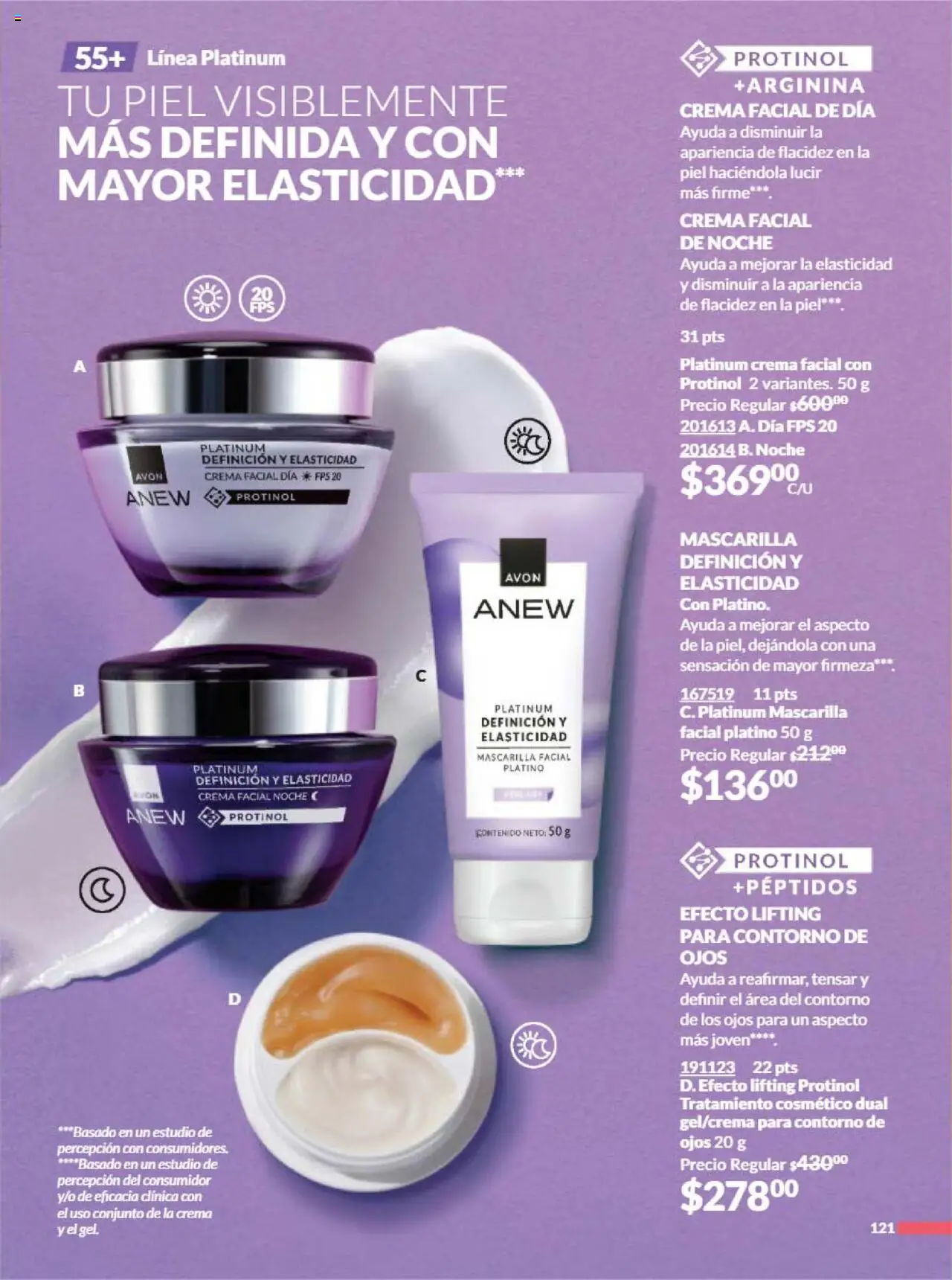 Nuevas ofertas de AVON válidas en toda la República Mexicana desde el 12.09.2025. ¡Encuentra las mejores ofertas en AVON - Campaña 15 2025! | Página: 128 | Productos: Contorno de ojos, Crema, Contorno, Mascarilla