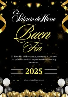 Vista previa de Palacio De Hierro Buen Fin aviso, nuevo folleto de la tienda, válido en México a partir del 27.10.2025
