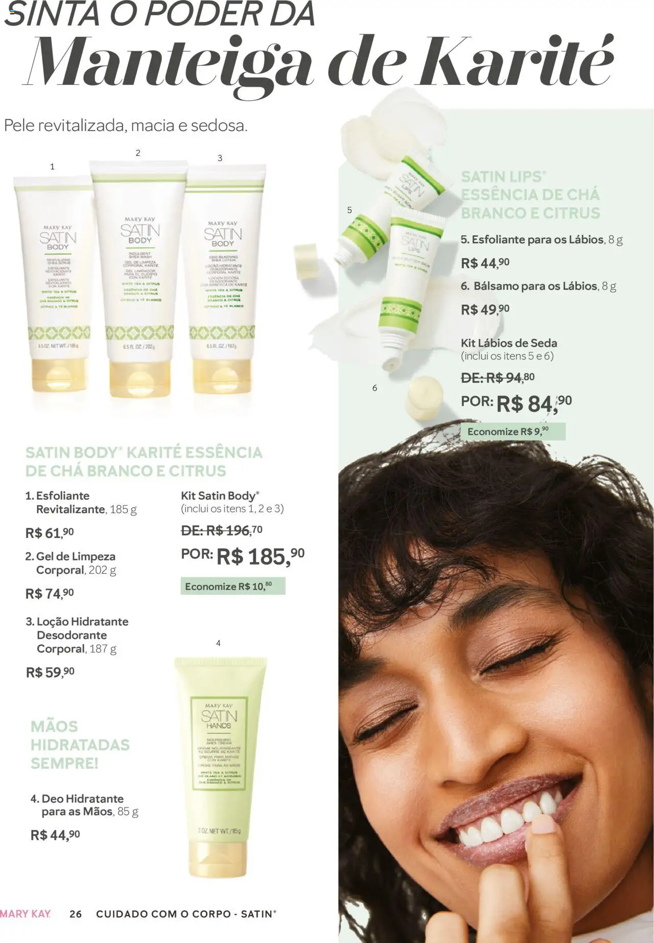 Mary Kay Folheto - válido de 01.07.2025 | Página: 26 | Produtos: Desodorante, Gel de limpeza, Creme, Body