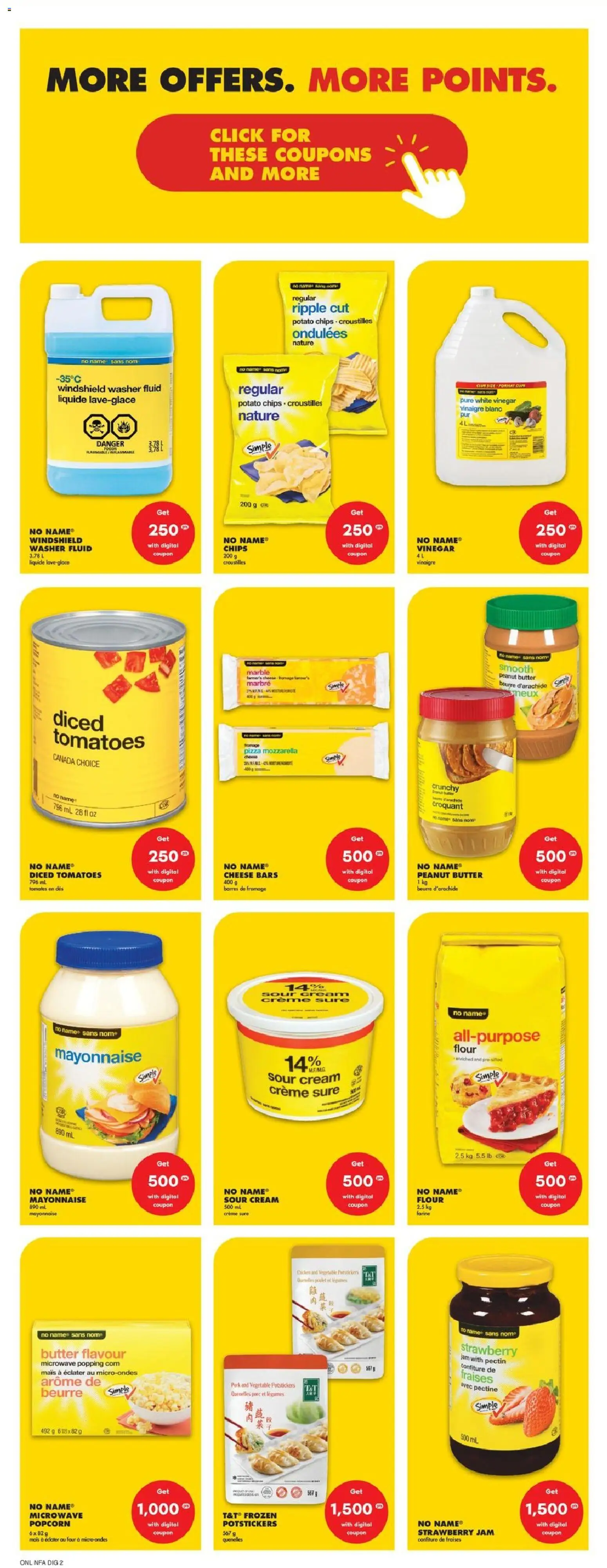 No Frills flyer valid from 01.01.2026 | Page: 6 | Products: Sour cream, Pizza, Pork, Tomatoes